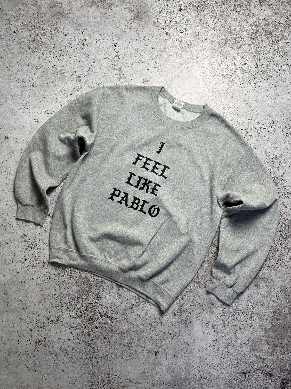 Other 🐉Vintage Sweatshirt Kenye West Style “I Feel Like Pablo” Size US M / EU 48-50 / 2 - 1 Thumbnail