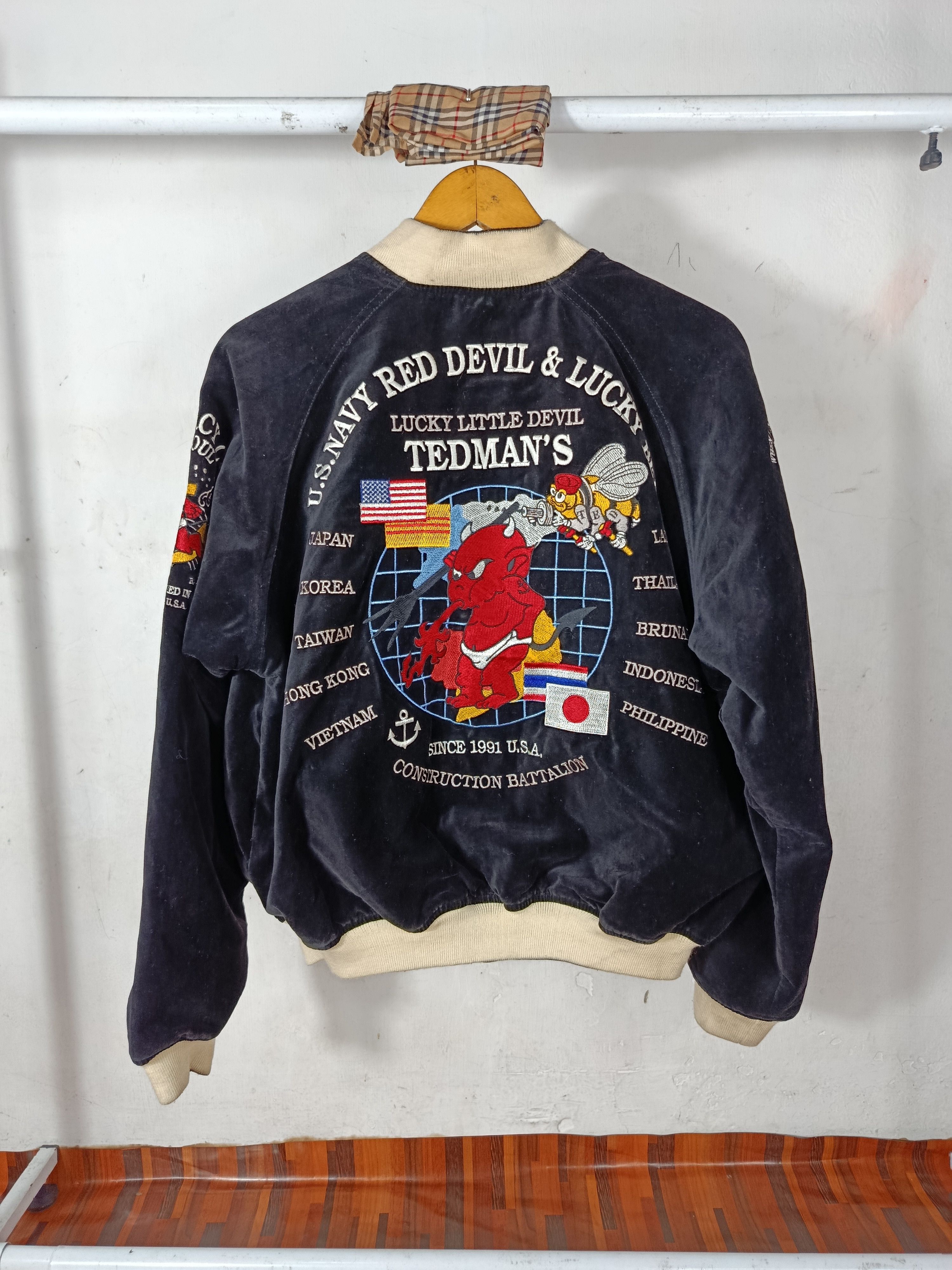 Other Ted Company Japanese Traditional Bomber Reversible Jacket Size US S / EU 44-46 / 1 - 6 Thumbnail