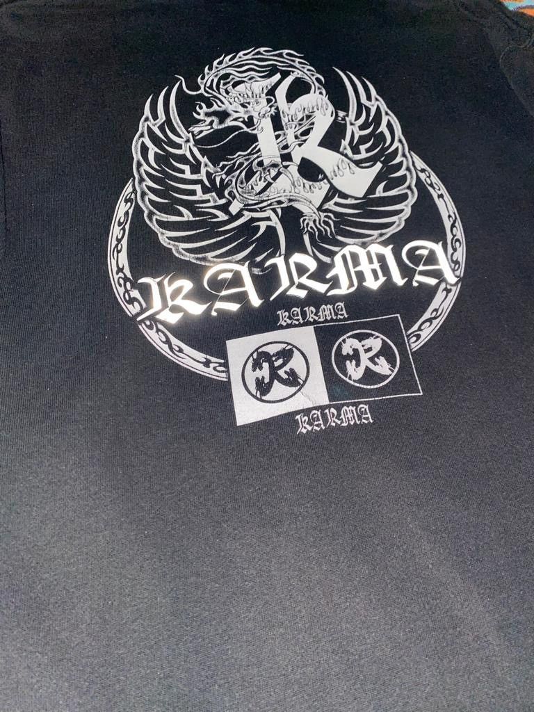 If Six Was Nine Karma japanese streetwear hoodie inspired by chrome hearts Size US L / EU 52-54 / 3 - 9 Thumbnail