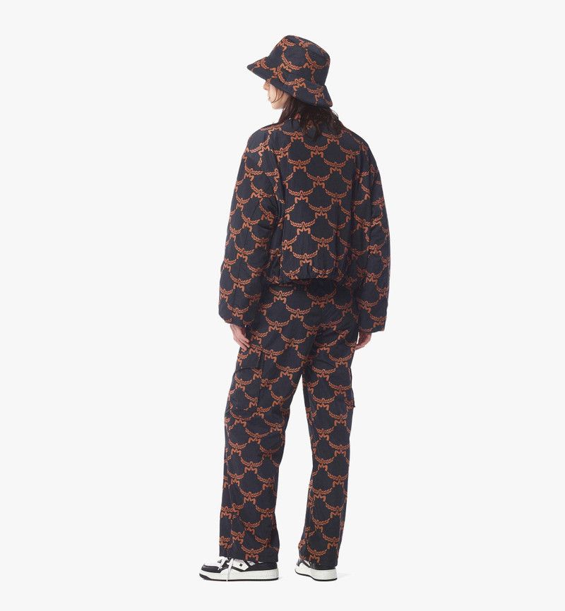 MCM o1mt1gz0126 Bomber Jacket in Black/Orange Size S / US 4 / IT 40 - 4 Thumbnail