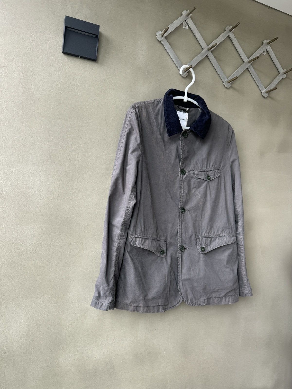 STILL BY HAND Still By Hand Japan Mens Military Khaki Green Hunting Jacket Size US S / EU 44-46 / 1 - 14 Thumbnail