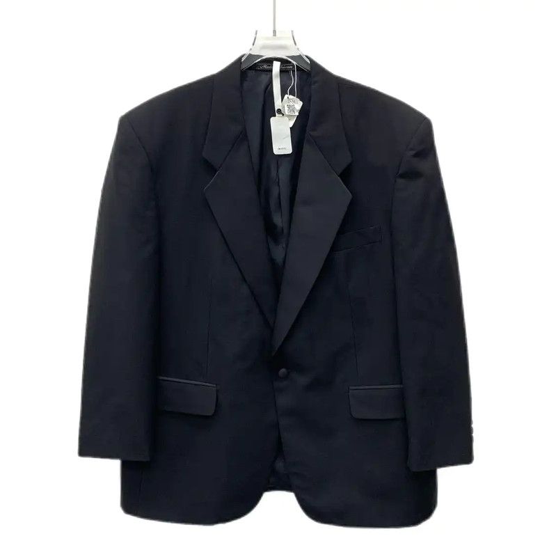 Balmain Balmain Black Wool Men's Outerwear Jacket 0089 Size US S / EU 44-46 / 1 - 1 Thumbnail