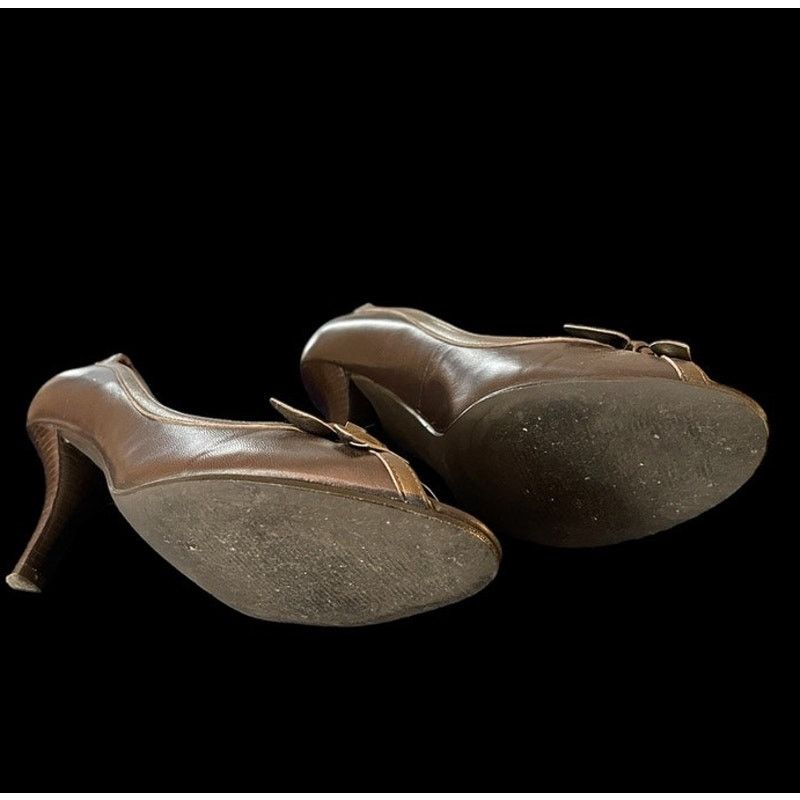 Unknown London Michelle D Women's Pumps Shoes Heels Bronze Brown Size 6.5 Size US 6.5 / IT 36.5 - 4 Thumbnail