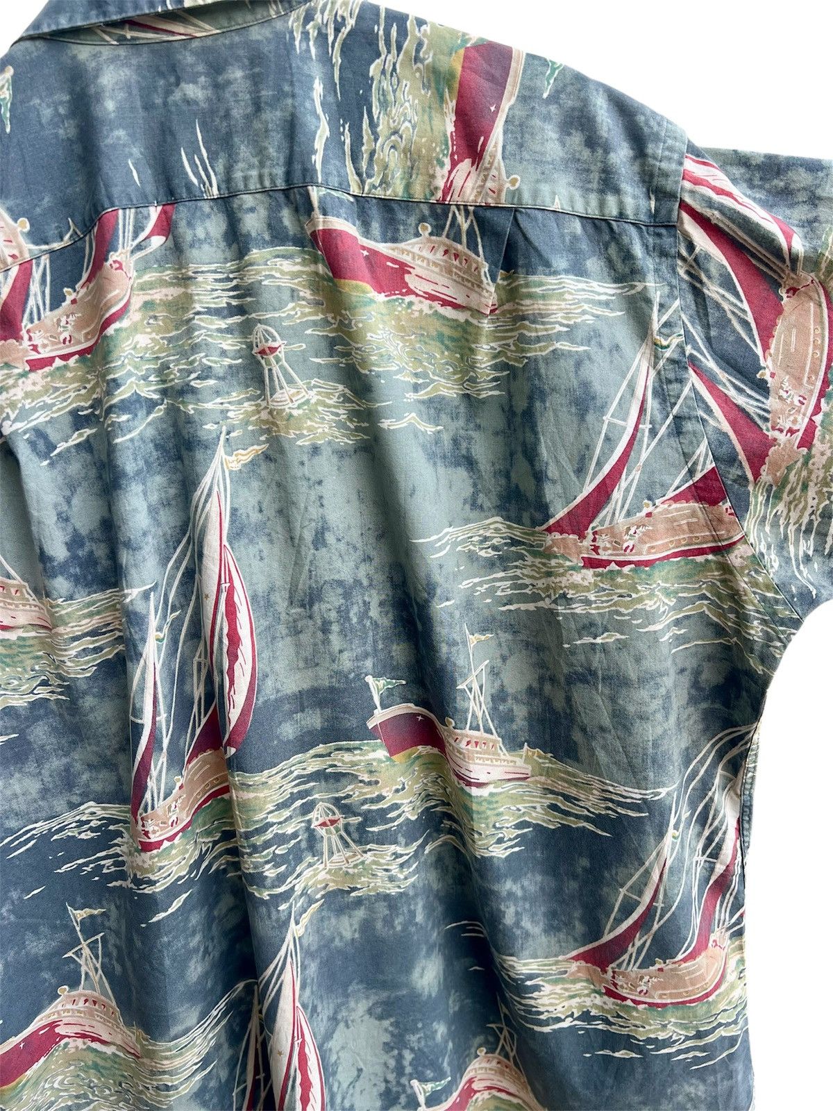 Polo Ralph Lauren VINTAGE POLO RALPH LAUREN CAMP SAILING SHIP MEN SHIRT Size US XL / EU 56 / 4 - 14 Thumbnail