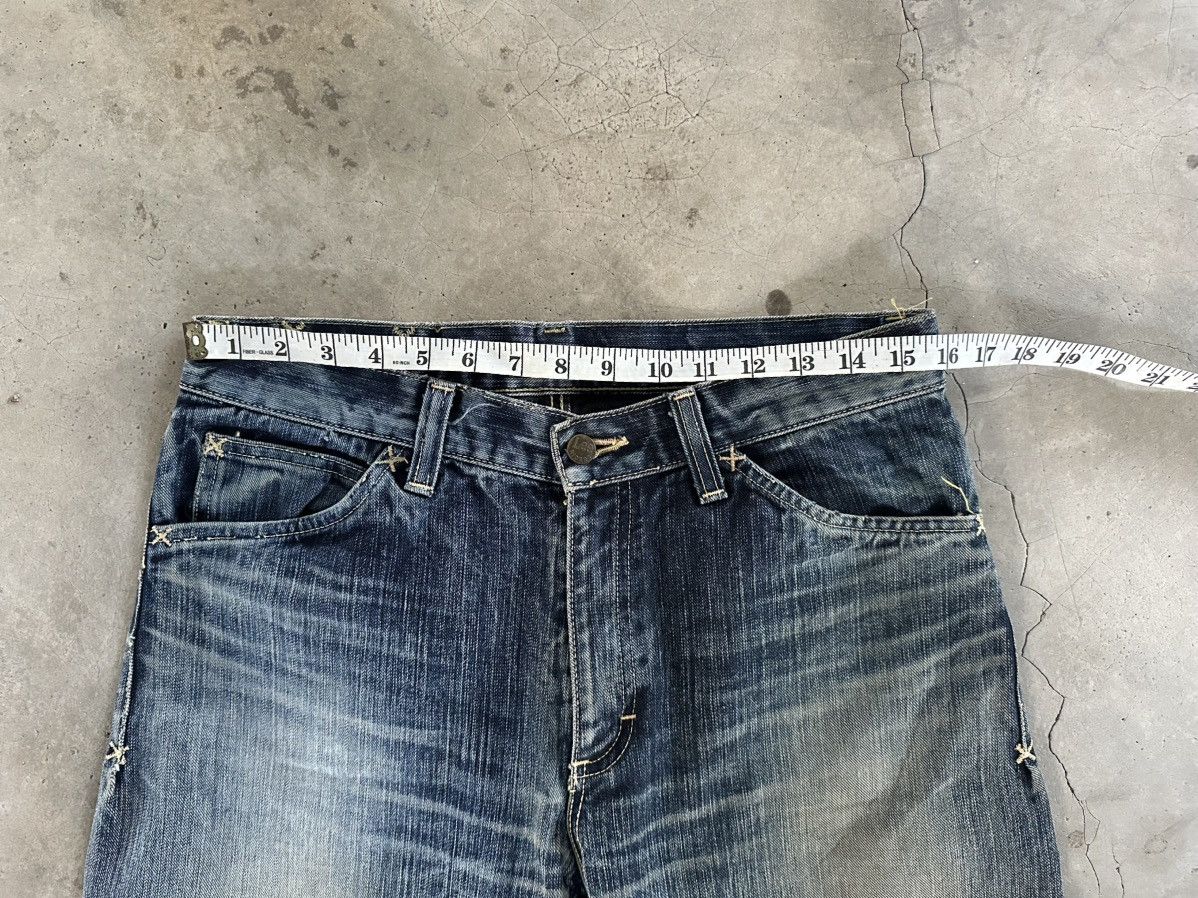 If Six Was Nine Flare Jeans Lee Riders Bootcut Denim Jeans Size US 31 - 3 Thumbnail