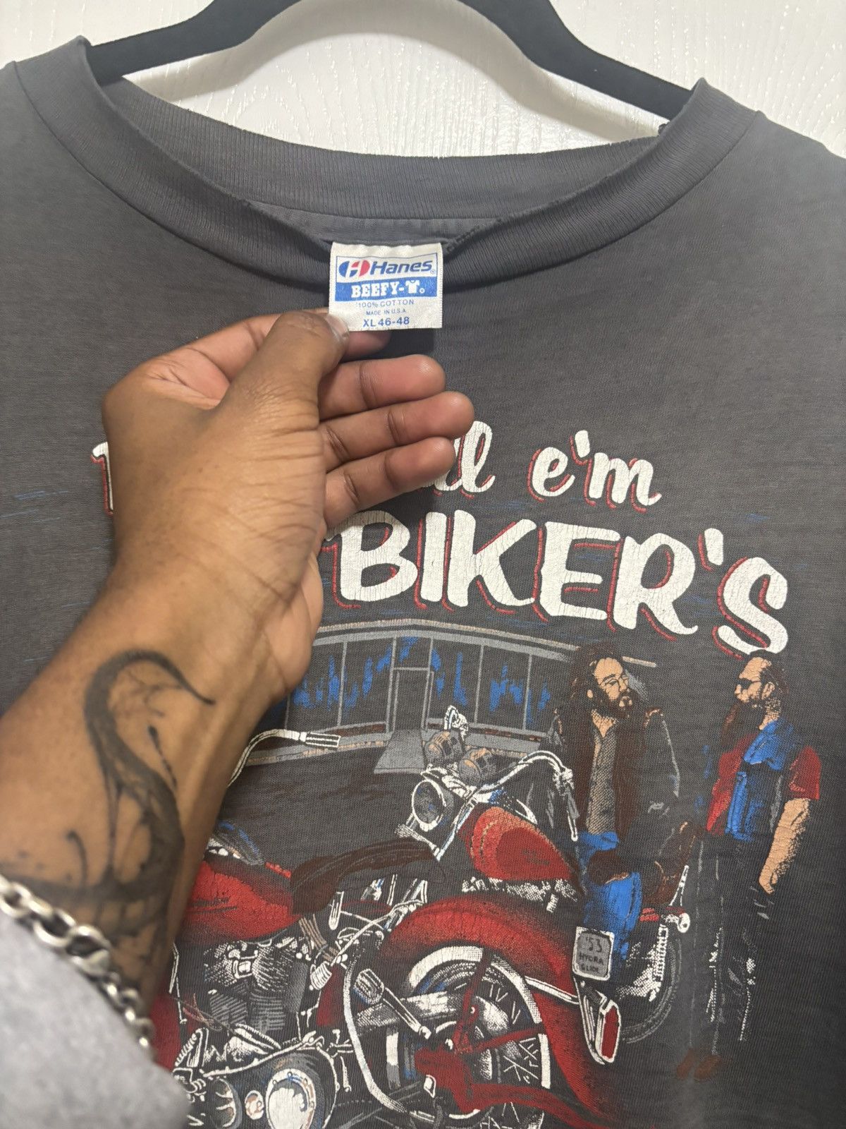 Harley Davidson Vintage 80s Harley-Davidson T-Shirt Size XL Size US XL / EU 56 / 4 - 4 Thumbnail