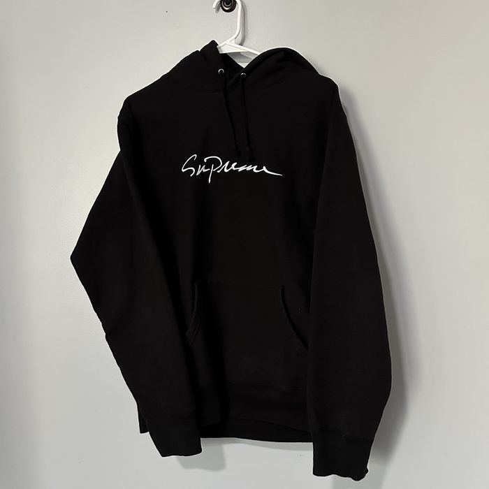 Supreme Supreme Classic Script Hoodie FW18 | Grailed