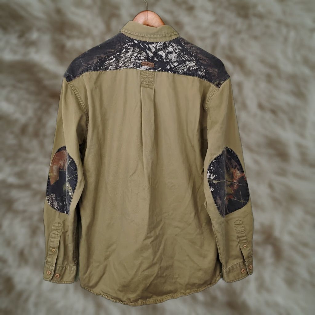 Vintage Mossy Oak Western Camo Elbow Pads Button Down Pocket Shirt Mens M Green Size US M / EU 48-50 / 2 - 1 Thumbnail