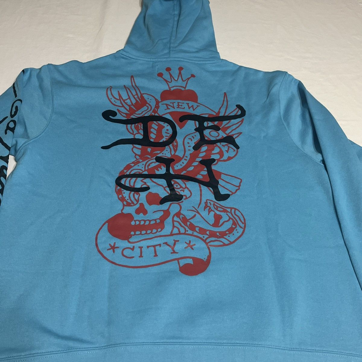 Ed Hardy Ed Hardy Double sided graphic sweatshirt blue Size US XL / EU 56 / 4 - 4 Thumbnail