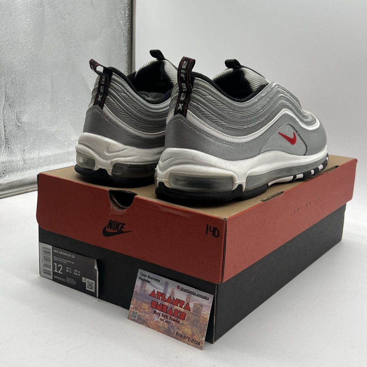 Nike Air max 97 silver bullet Size US 12 / EU 45 - 5 Thumbnail