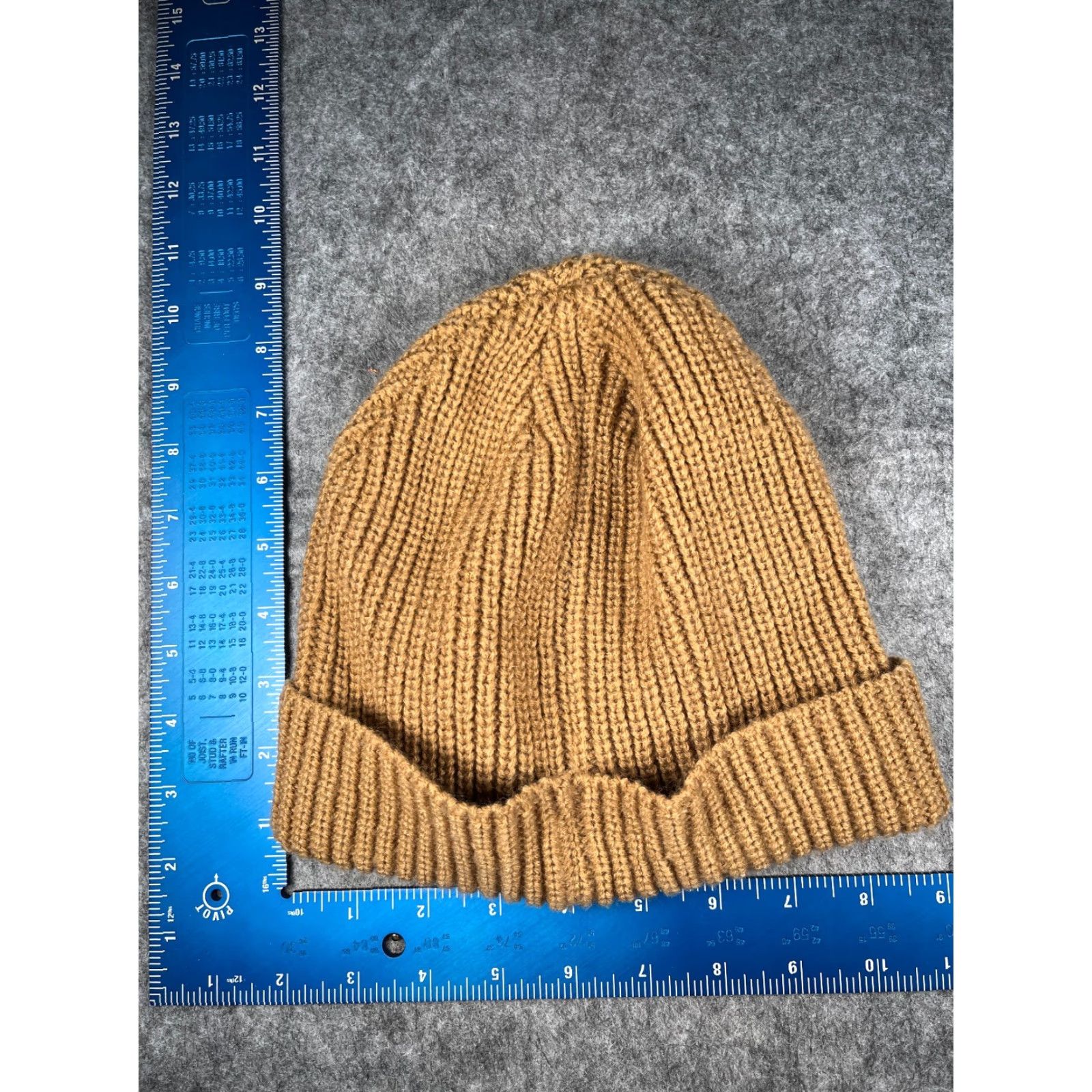 Doublet Vivint Beanie Toque Beanie Hat Adult One Size Beige Acrylic Knit Cuffed Security Outdoor Ski Trendy Mens Size ONE SIZE - 4 Thumbnail
