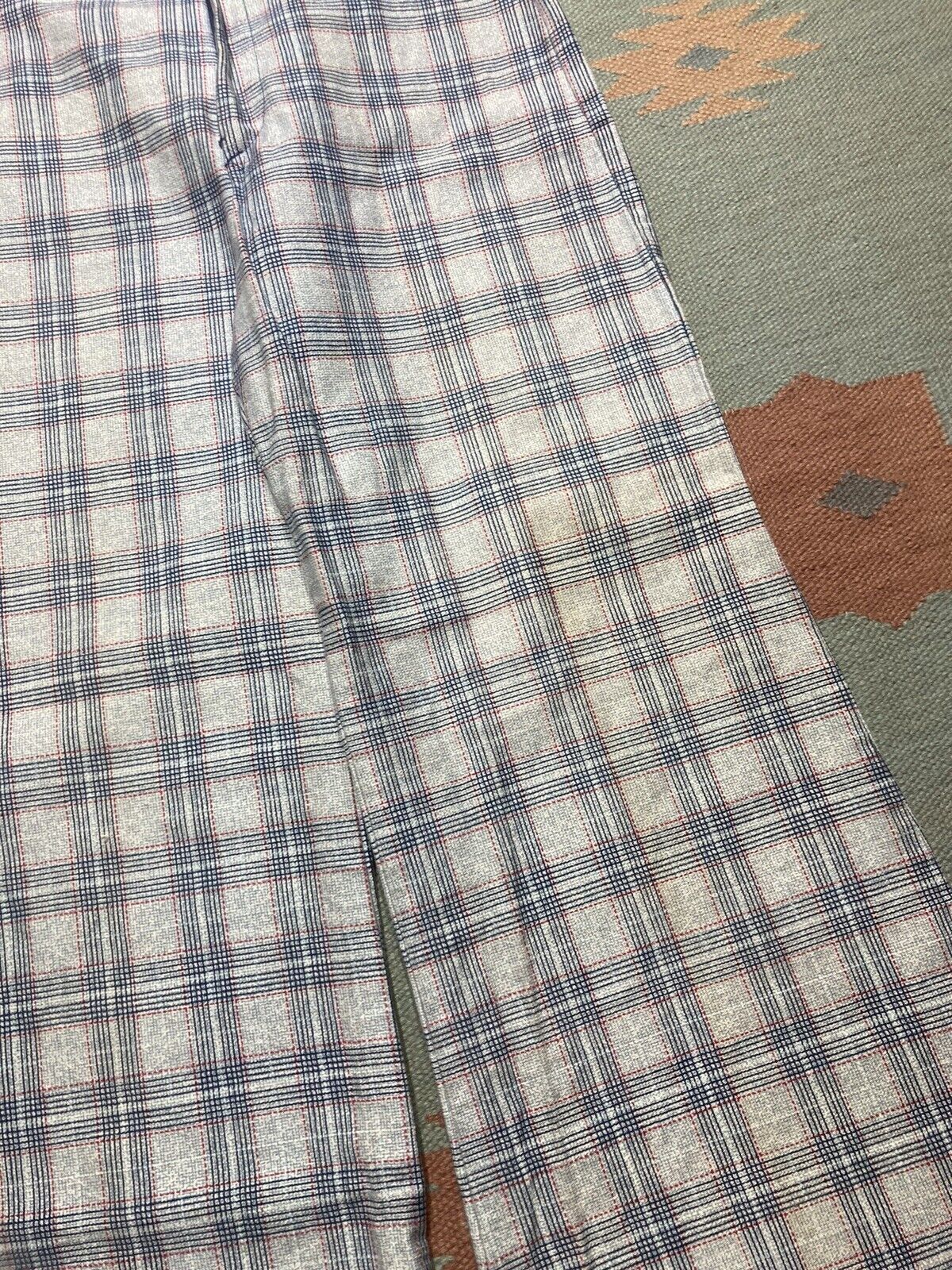 Vintage VTG 70s elephant bell bottoms flare pants disco hippie 28x30 Size US 28 / EU 44 - 3 Thumbnail