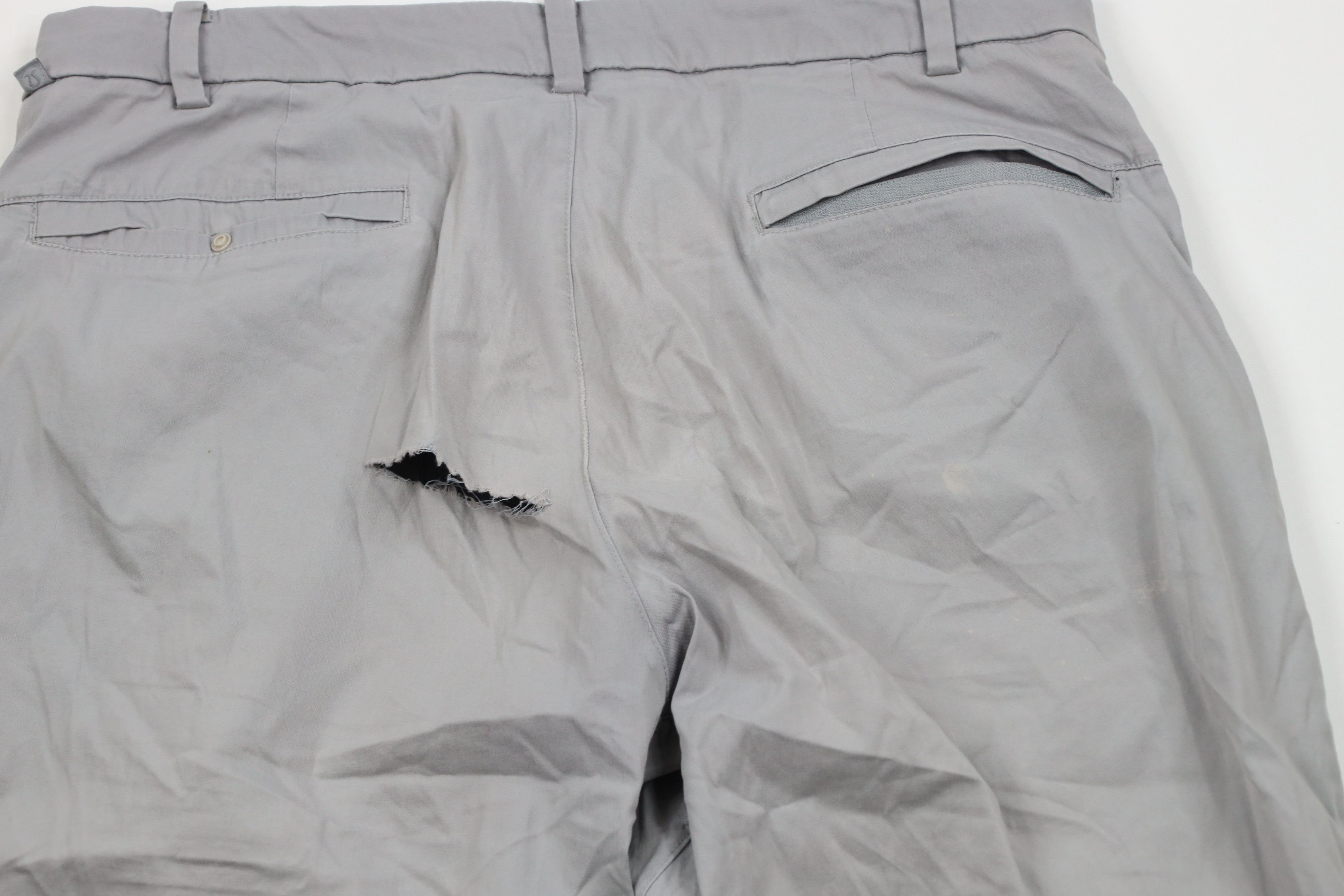 Lululemon × Vintage Lululemon Thrashed Stretch Commission Chino Pants Light Gray Size US 34 / EU 50 - 14 Thumbnail