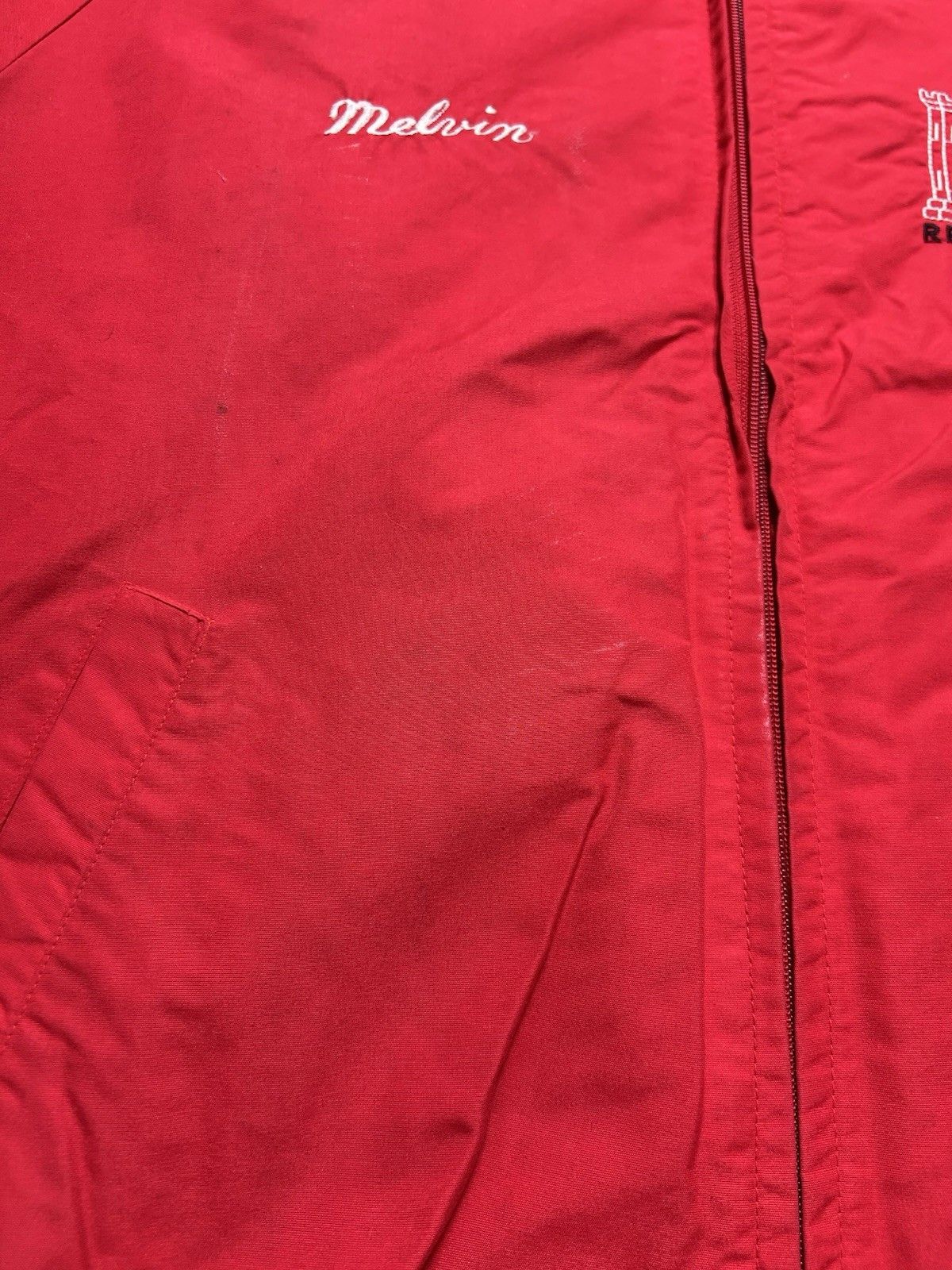 Vintage 80s Korea tour jacket 802nd engineer battalion name bomber L Size US L / EU 52-54 / 3 - 7 Thumbnail