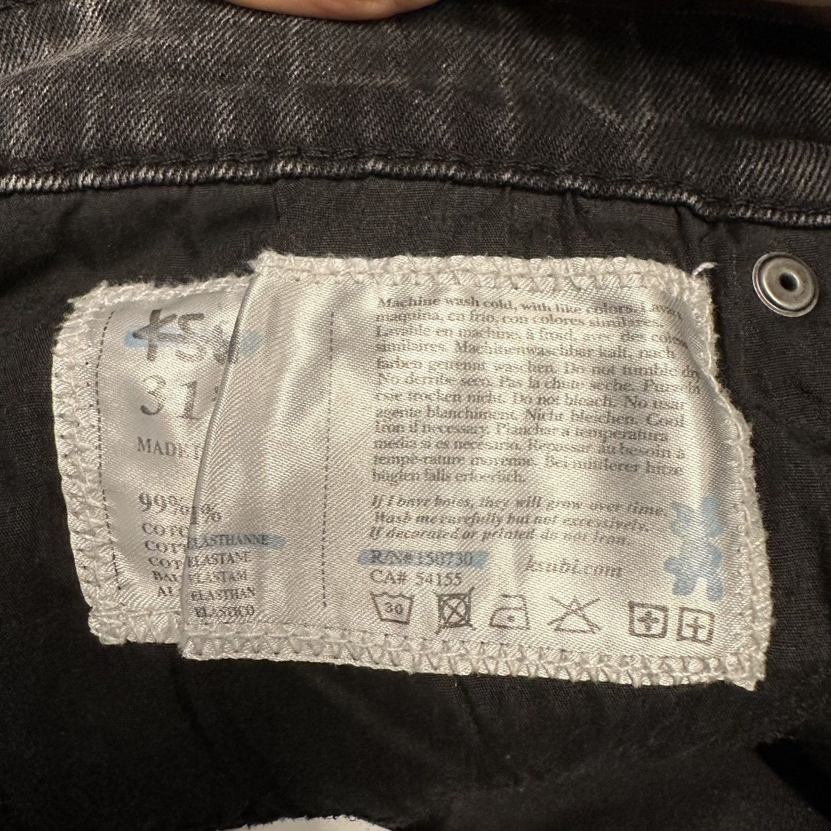 Ksubi Ksubi Patched Black Grey Denim Jeans Size 31 Size US 31 - 5 Thumbnail