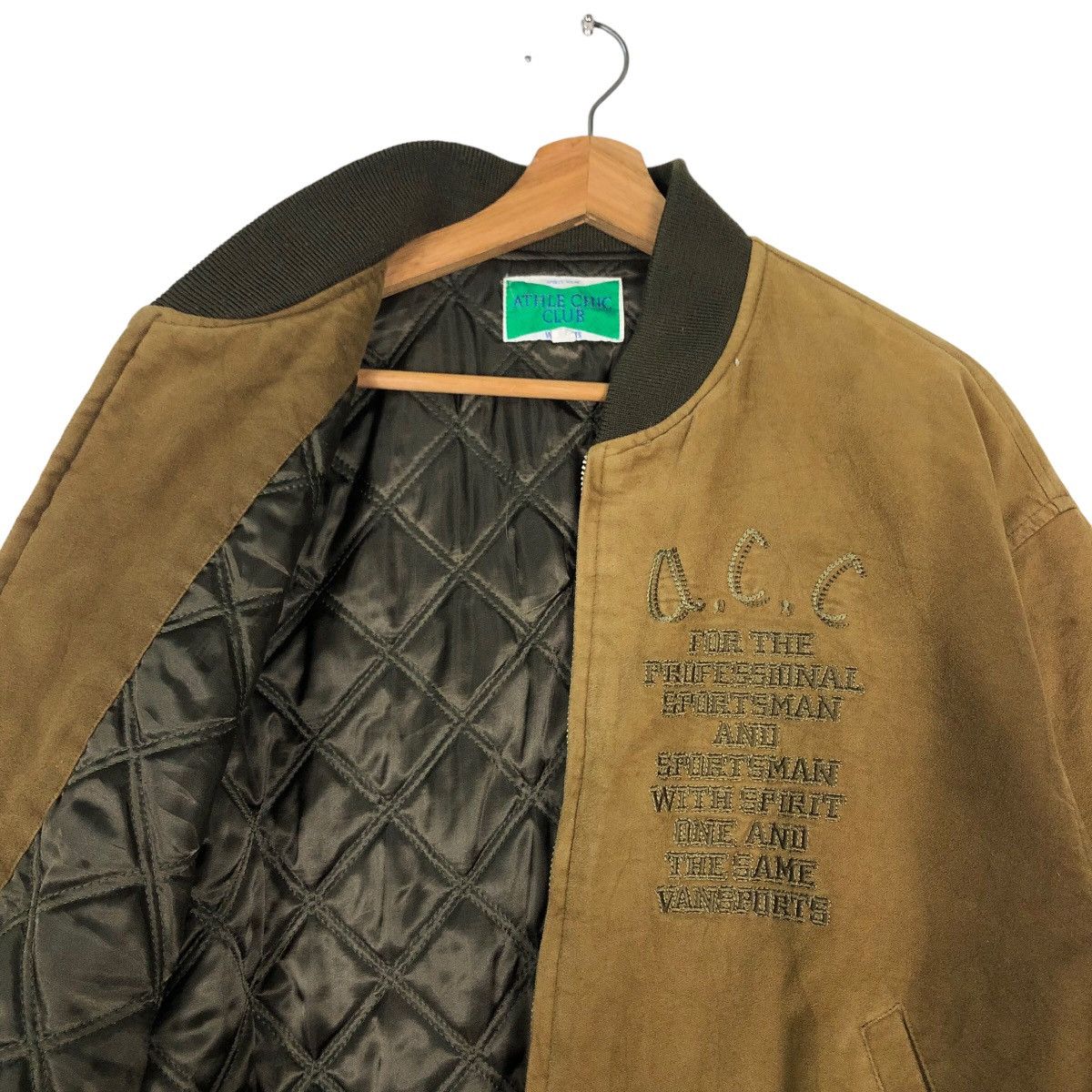 Japanese Brand 🔥Vintage Bomber Jacket Sun Faded Athle Chic Club Japan Size US M / EU 48-50 / 2 - 10 Thumbnail