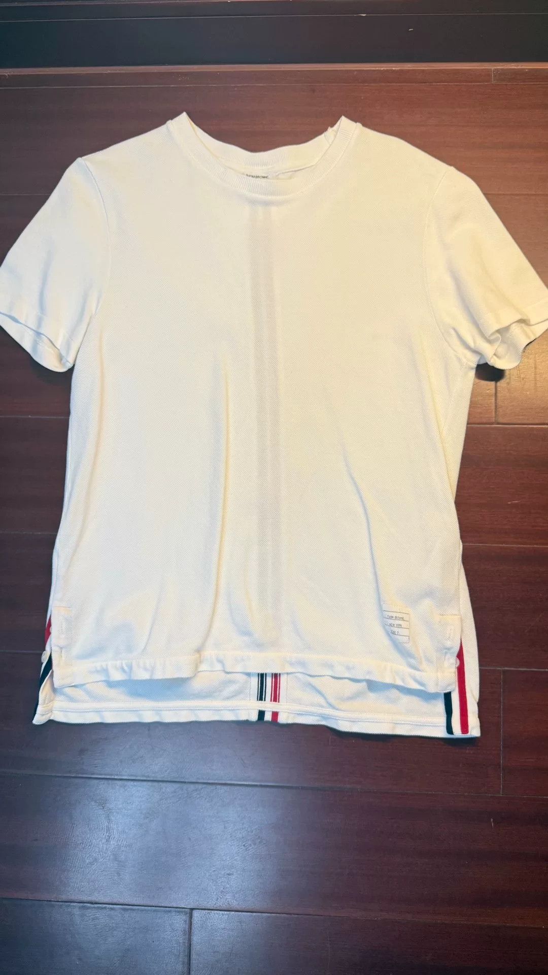 Tiffany & Co. TB Classic White Stripe Back T-shirt Size US S / EU 44-46 / 1 - 1 Preview