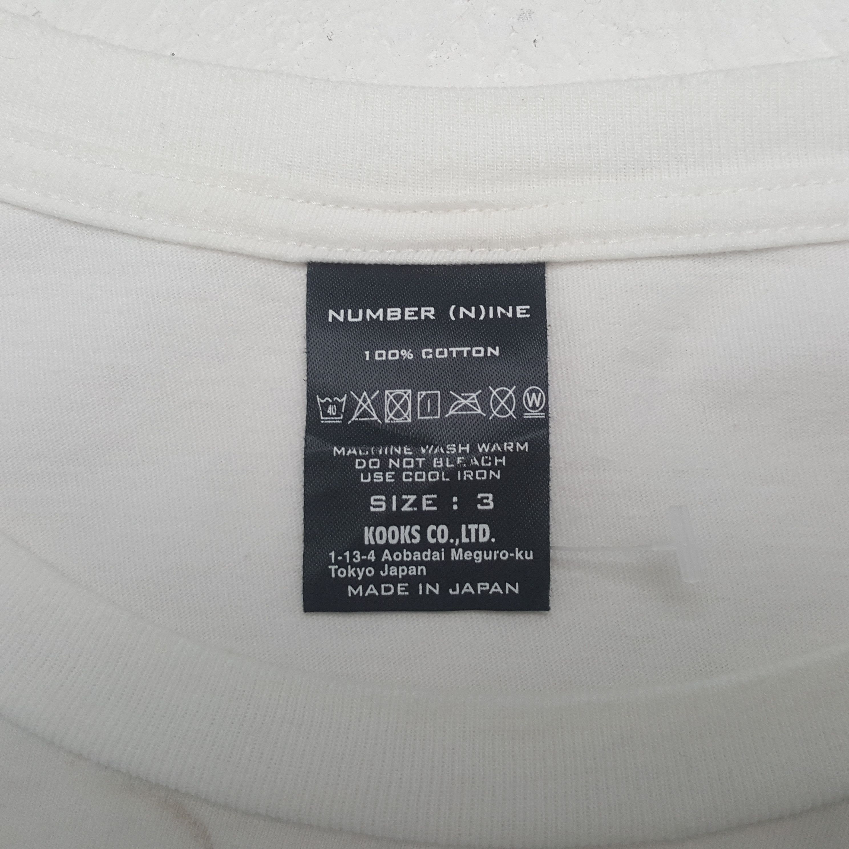 Number (N)ine Vintage Number Nine Japanese Fashion Brand T-shirt C294N50 Size US M / EU 48-50 / 2 - 4 Thumbnail