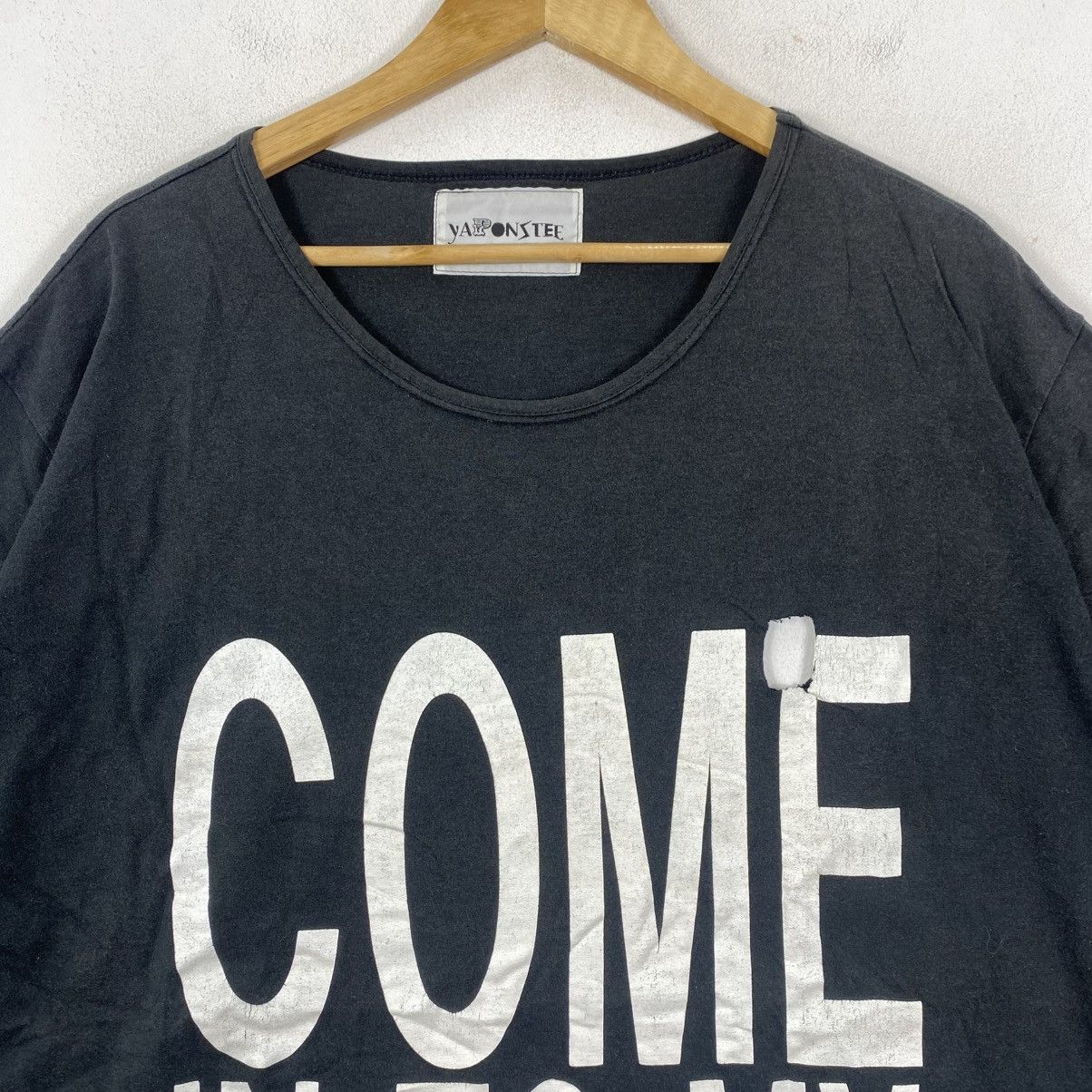 Japanese Brand Yaponstee Distressed Japanese Grunge Punk Statement Tee XXL Size XXL / US 16-18 / IT 52-54 - 4 Thumbnail