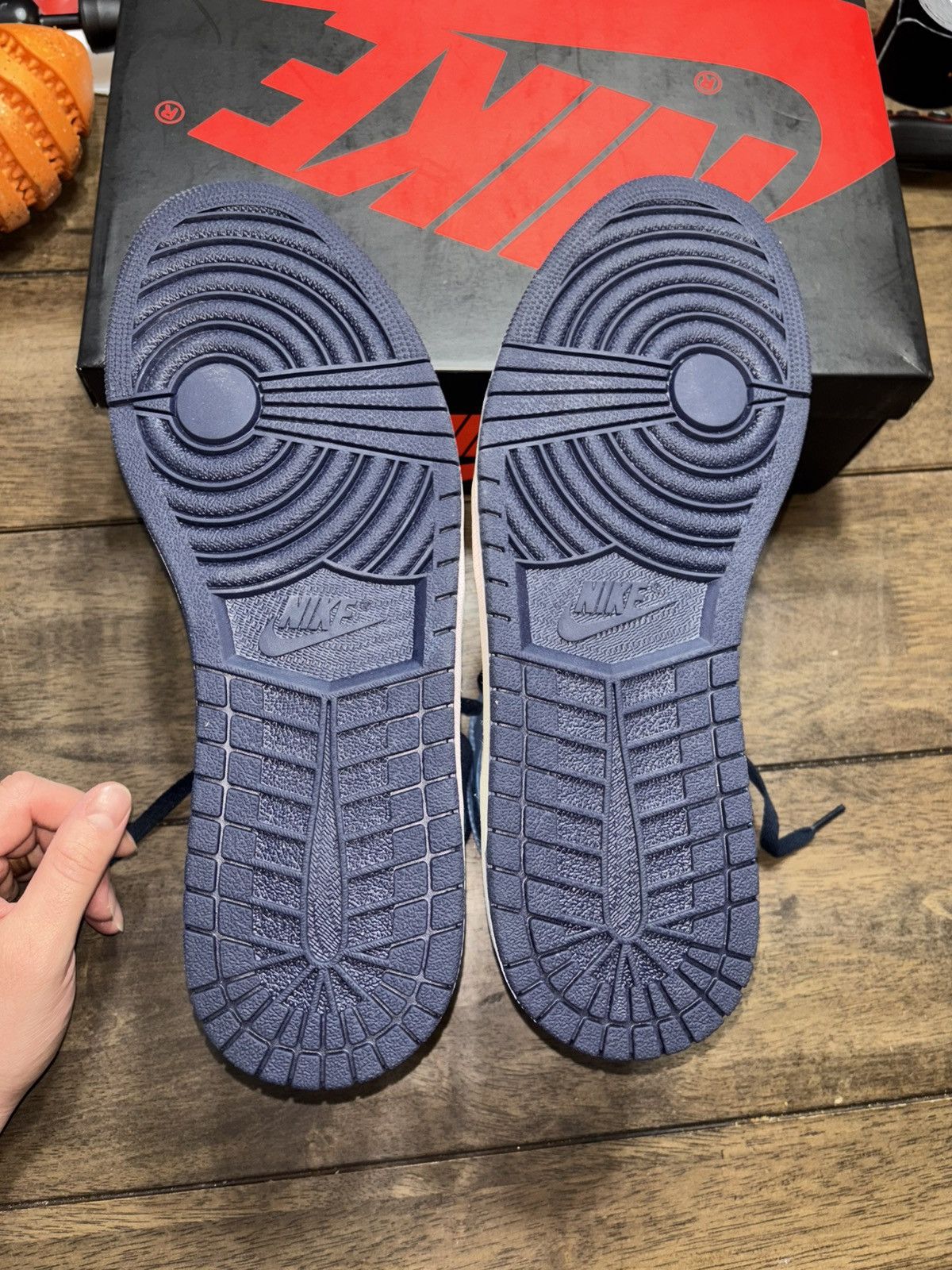 Jordan Brand Jordan 1 high obsidian Size US 12 / EU 45 - 4 Thumbnail