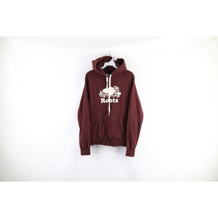Roots burgundy hoodie hot sale