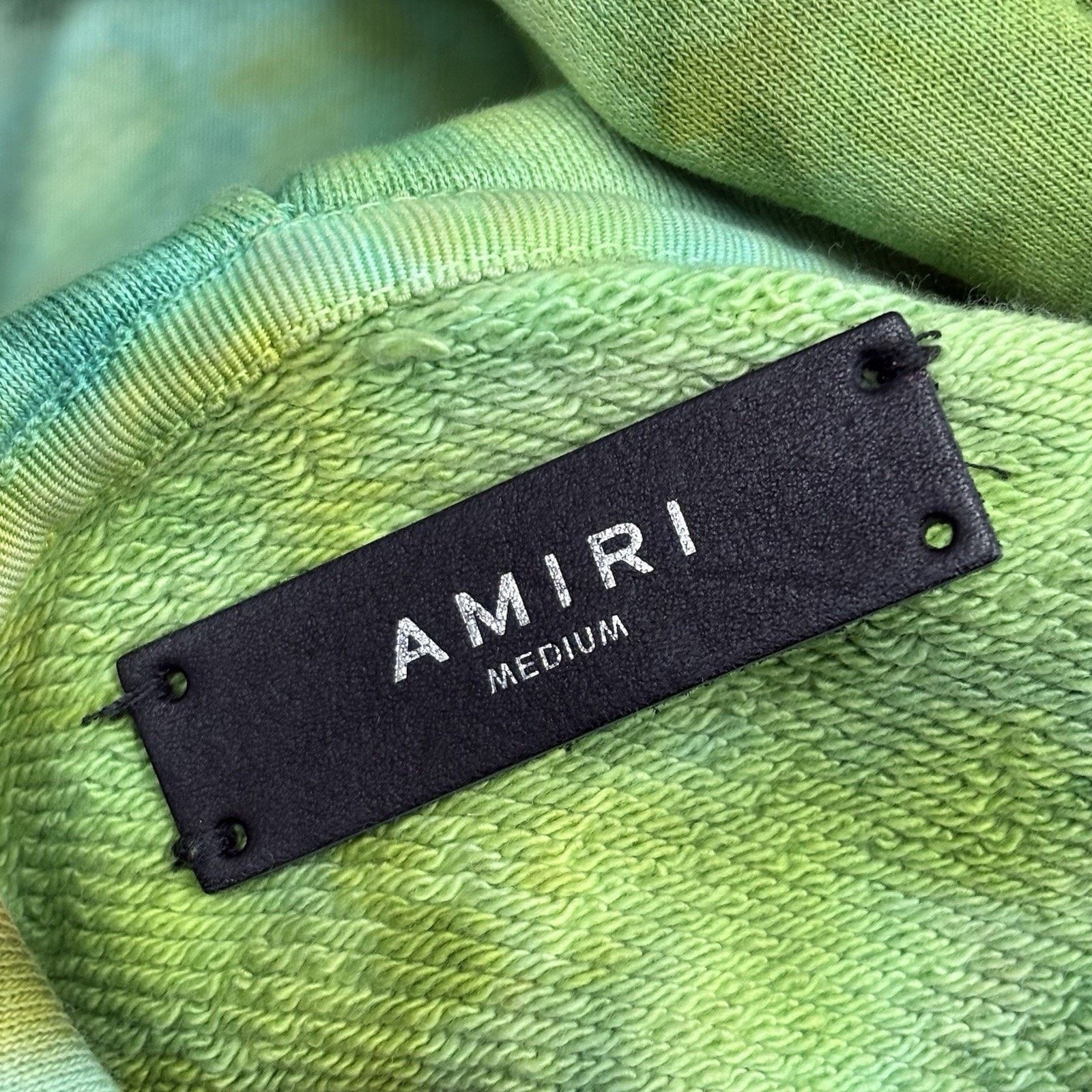 Amiri Amiri Tie Dye Bones Hoodie ' Green ' | GREAT CONDITION! Size US M / EU 48-50 / 2 - 12 Thumbnail