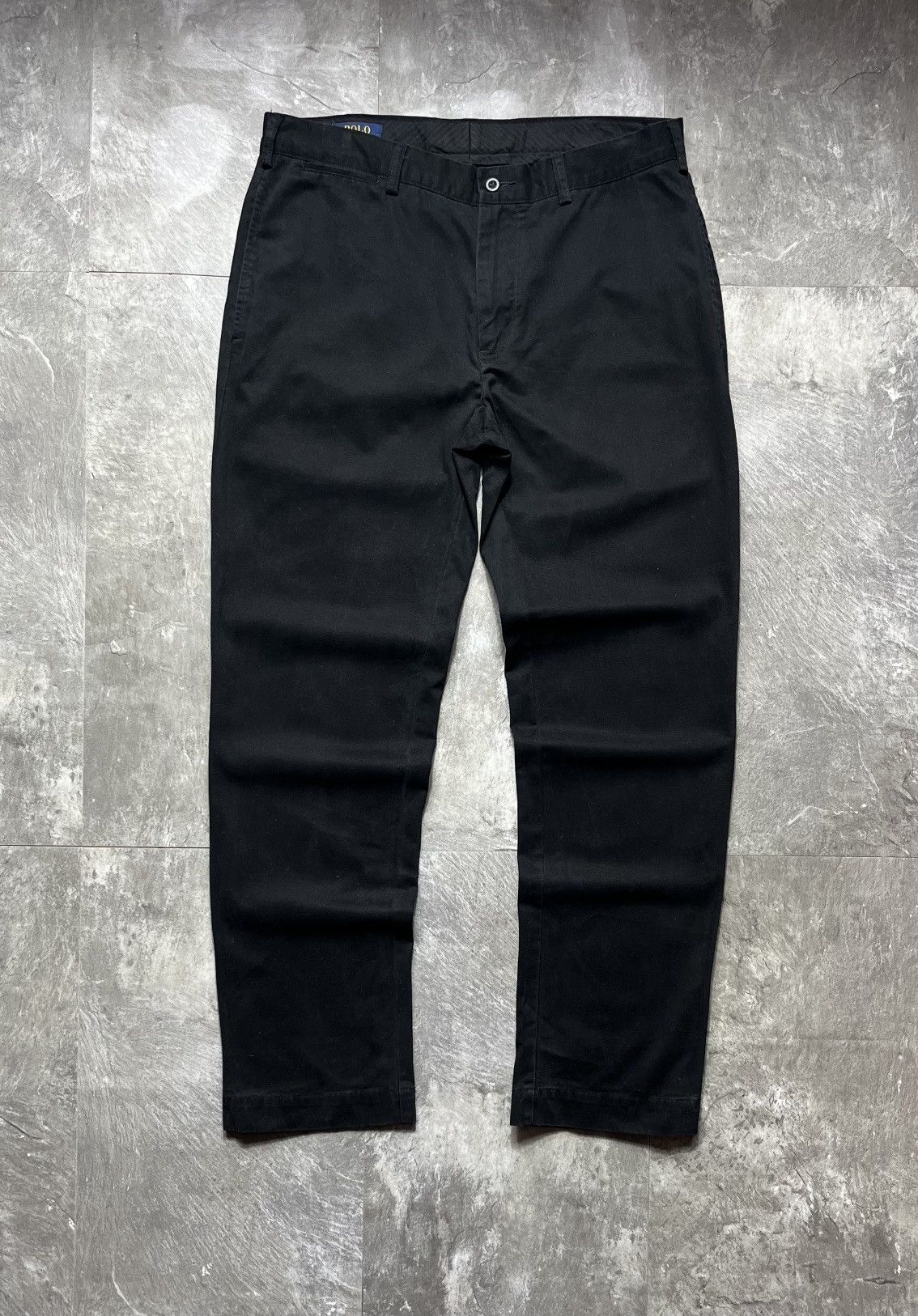 Polo Ralph Lauren Polo Ralph Lauren Black Chino Pants Size US 34 / EU 50 - 4 Thumbnail