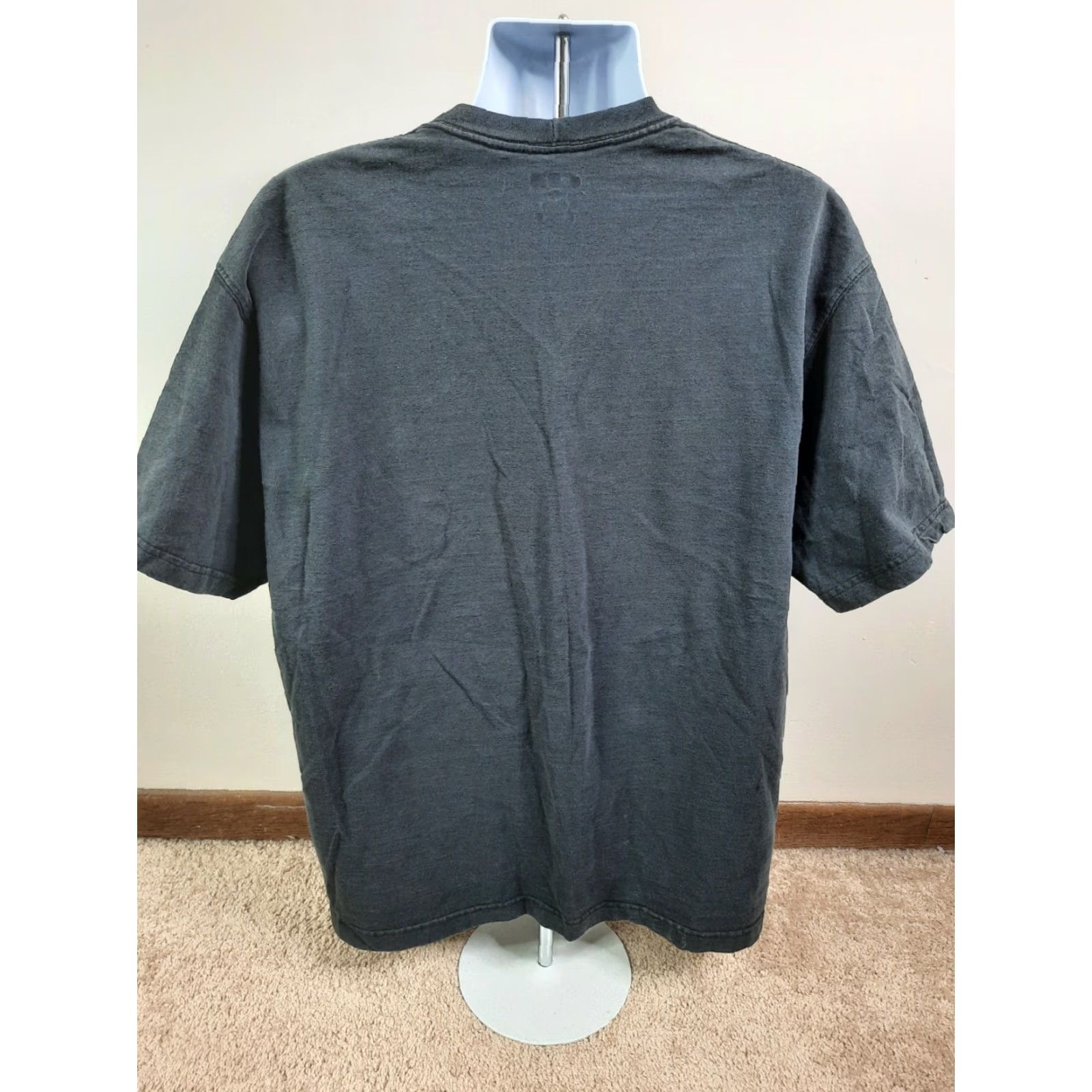 Carhartt VINTAGE Carhartt K87BLK Black Mens XL Crew Neck Work Tee T4S Size US XL / EU 56 / 4 - 5 Thumbnail