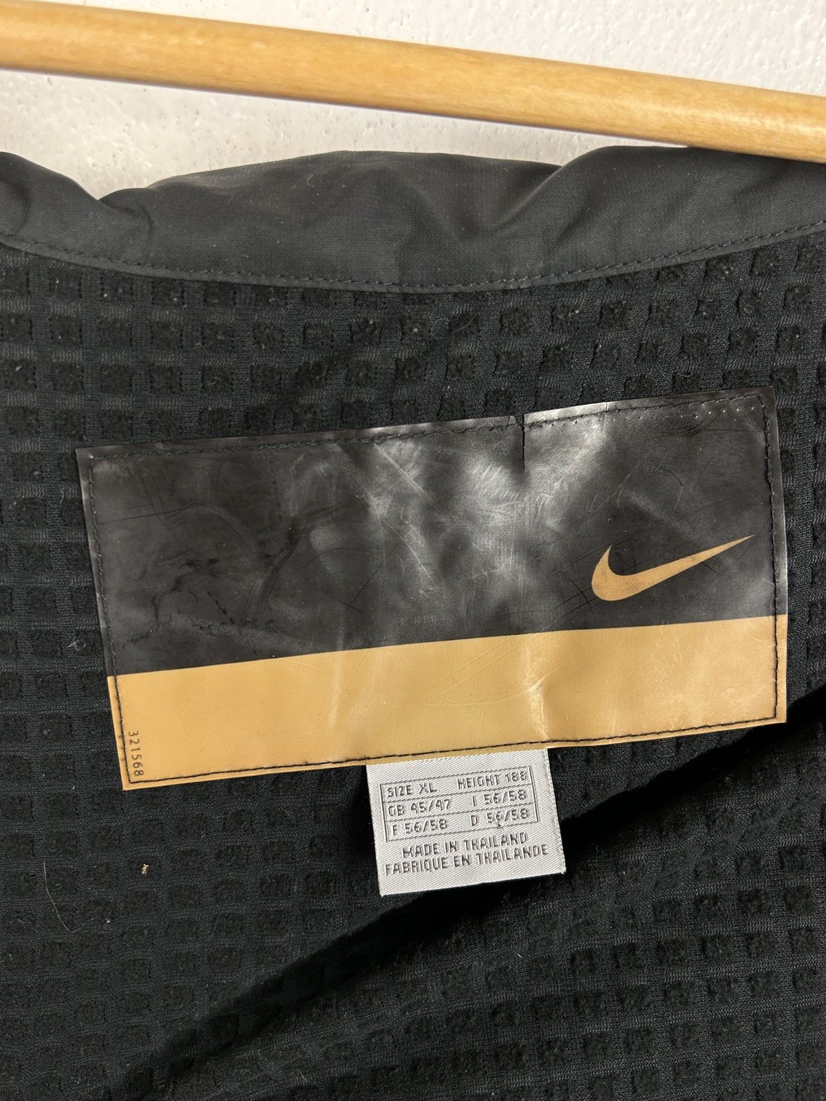 Nike 00s Vintage Nike Tech Nylon Fleece Outdoor Windbreaker Size US XL / EU 56 / 4 - 12 Thumbnail