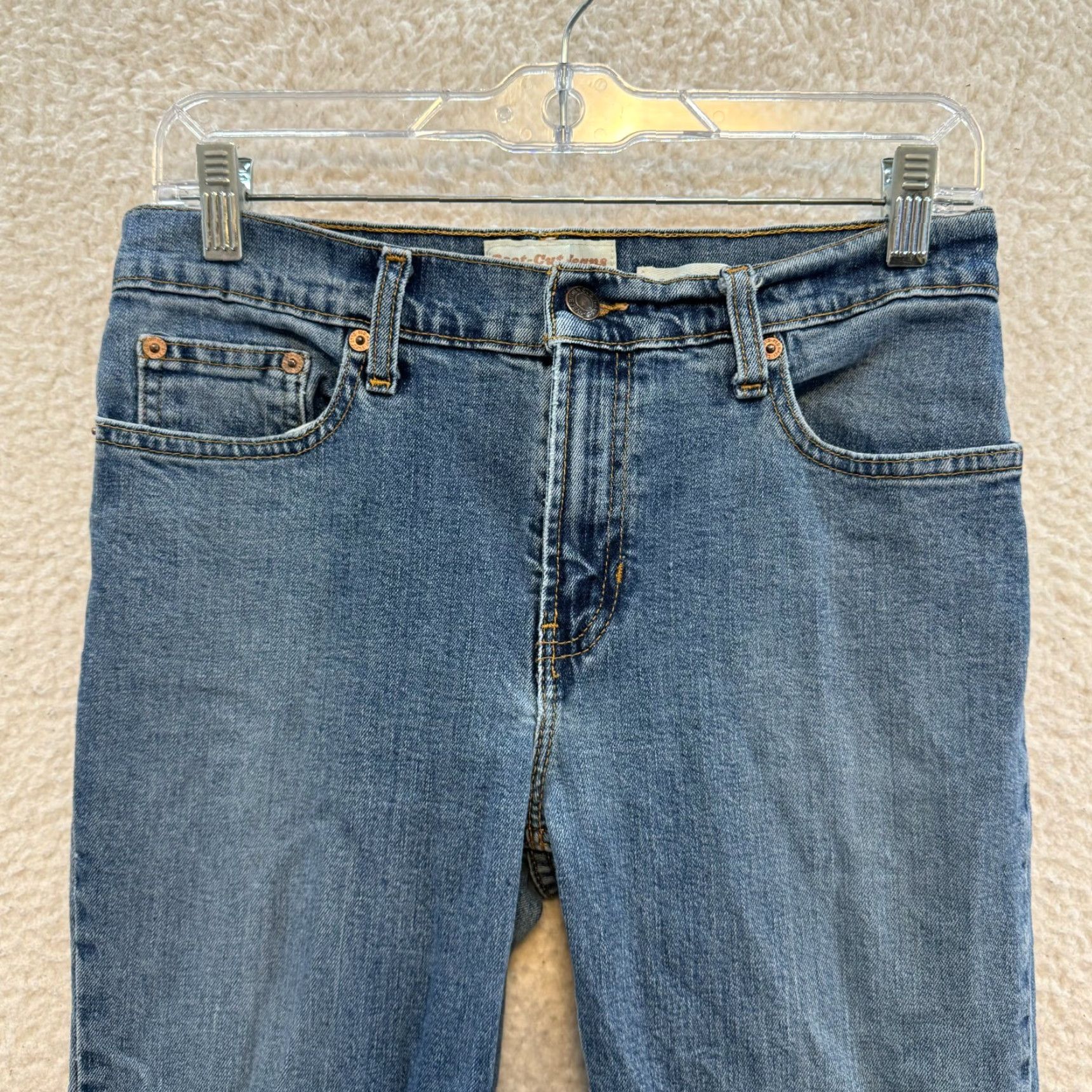 Old Navy VINTAGE Old Navy Jeans 6 27 Short Petite Bootcut Flare Denim Stretch Blue Womens Size 28" / US 6 / IT 42 - 3 Thumbnail