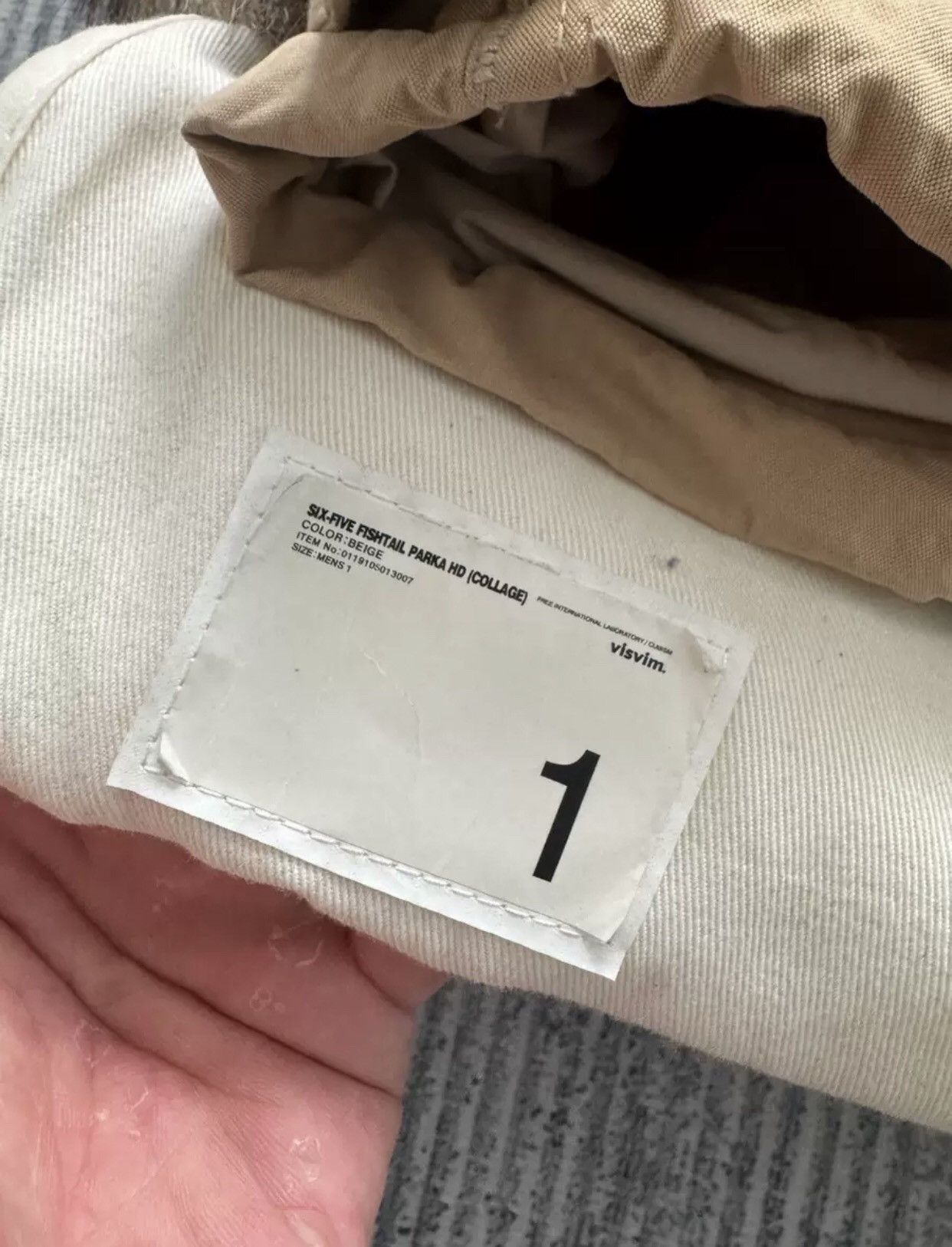 Visvim VISVIM 19SS SIX-FIVE FISHTAIL PARKA HD Mud Dyed Wolf Coat Size US S / EU 44-46 / 1 - 5 Thumbnail