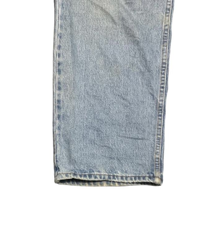 Levi's Vintage 90s Levis 565 Tapered Faded Blue Jeans Size US 32 / EU 48 - 4 Thumbnail
