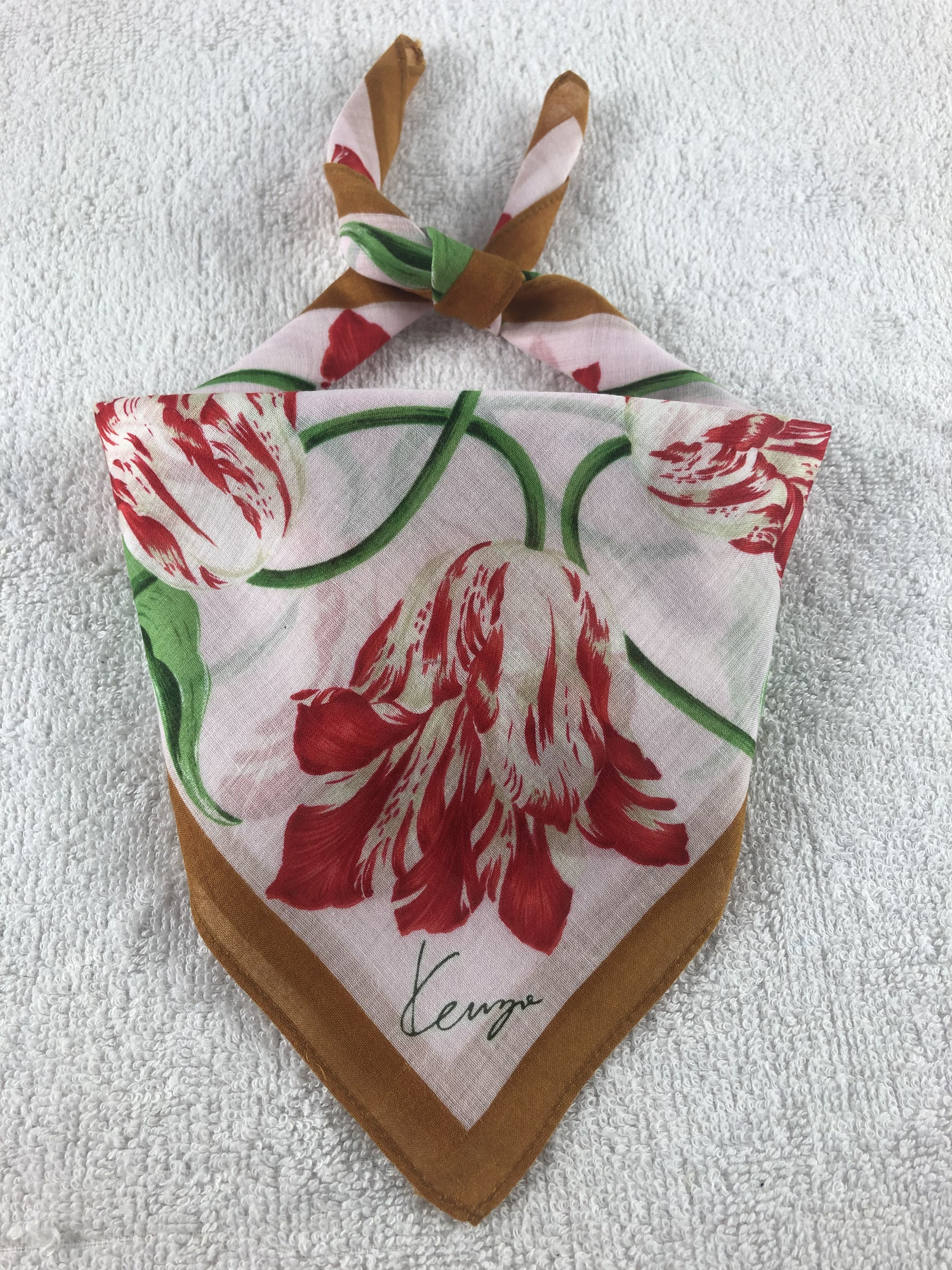 Kenzo × Vintage Kenzo Handkerchief / Bandana / Neckerchief Size ONE SIZE - 1 Thumbnail