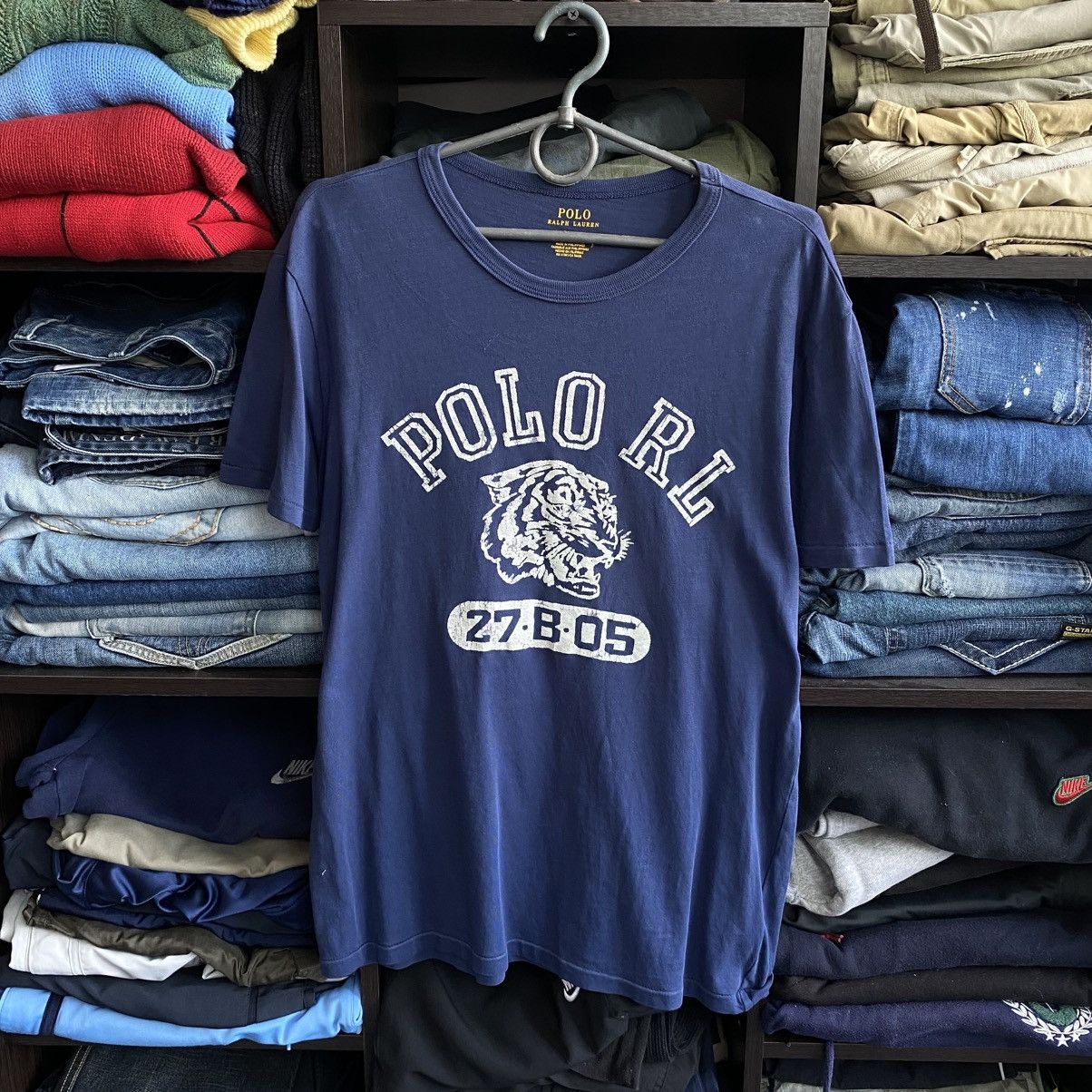 Polo Ralph Lauren Vintage Polo Ralph Lauren Big Logo y2k streetwear tee Size US S / EU 44-46 / 1 - 1 Thumbnail