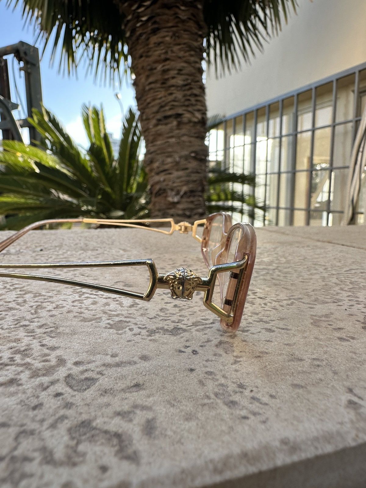 Versace Versace Gold Sunglasses Vintage Medusa Size ONE SIZE - 3 Thumbnail