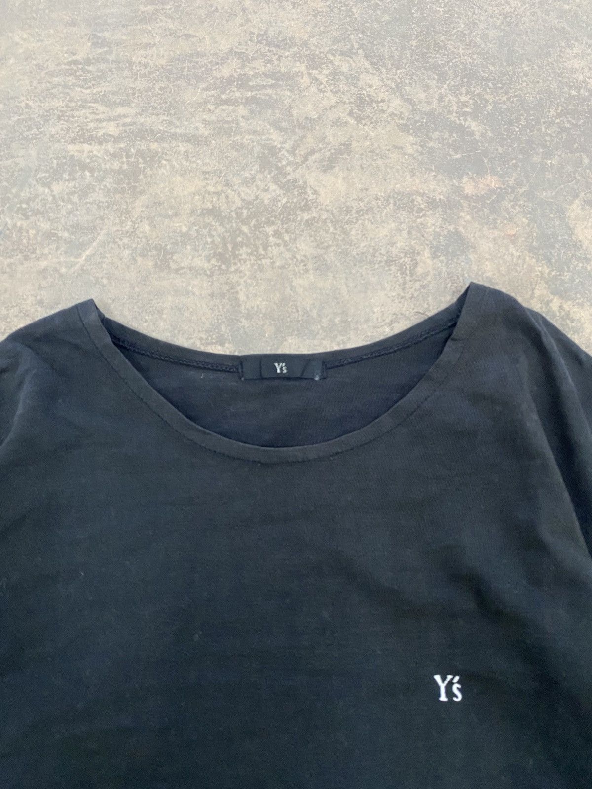 Yohji Yamamoto 1980s -Yohji Yamamoto Ys Black 3q Longsleeve ls tee japan Size US S / EU 44-46 / 1 - 5 Thumbnail