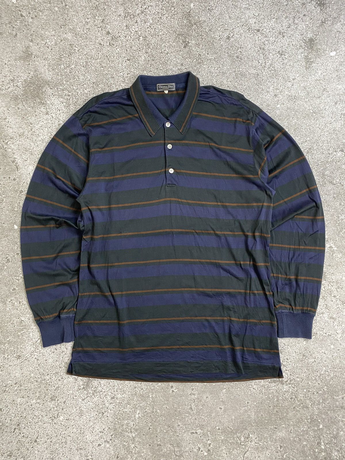 Christian Dior Monsieur Vintage Christian dior monsieur longsleeve polo shirt Size US L / EU 52-54 / 3 - 1 Thumbnail