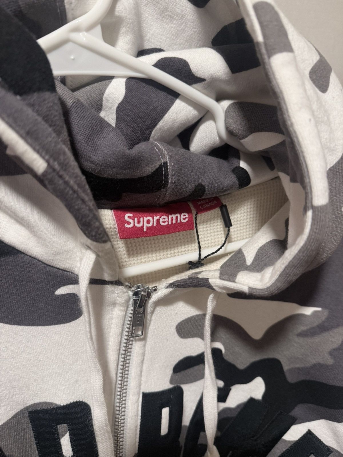 Supreme Supreme Arc Thermal Lined Zip Up Hooded Sweatshirt | Grailed