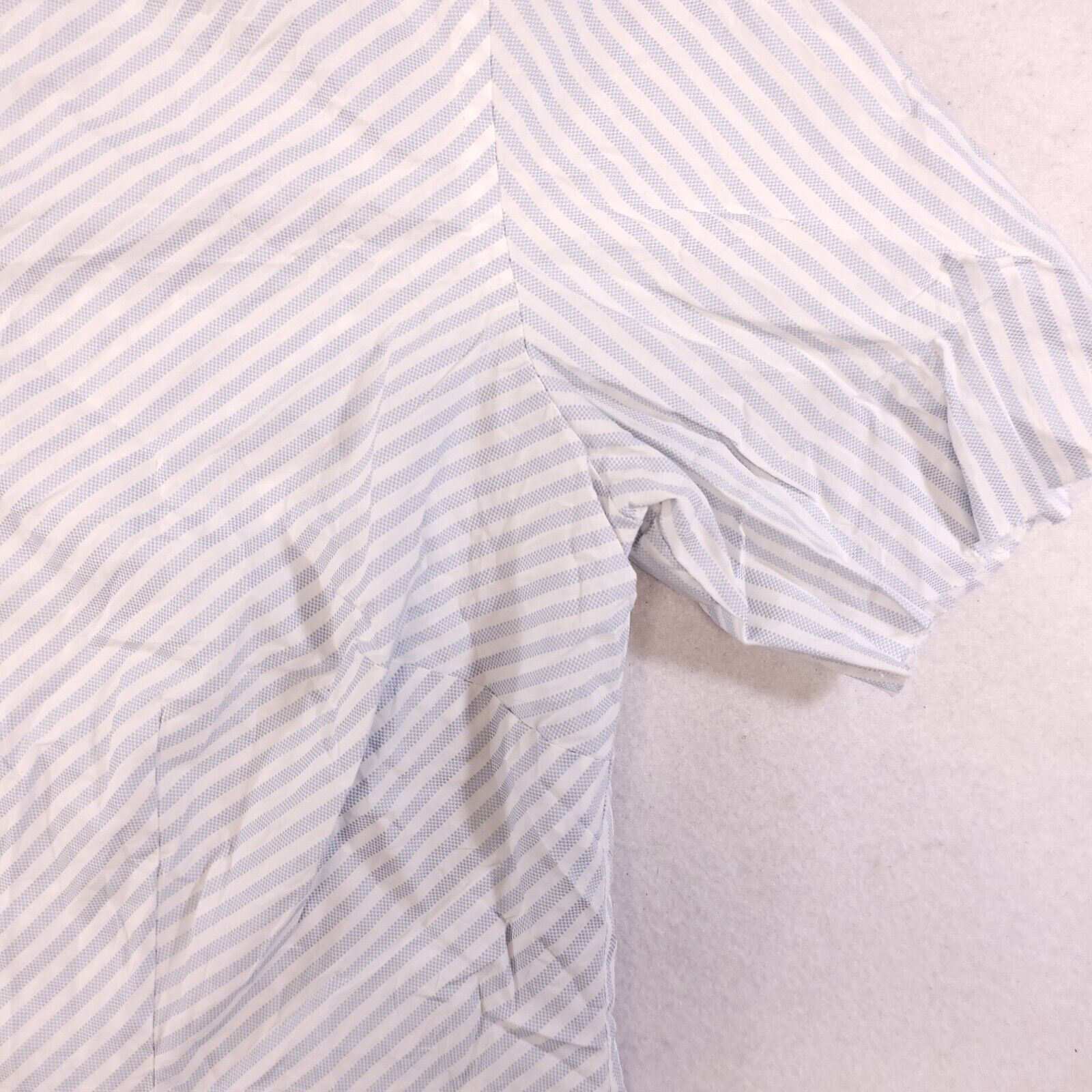 Ann Taylor Ann Taylor Button Up Shirt Womens Size 10 White Blue Striped Size L / US 10 / IT 46 - 5 Thumbnail