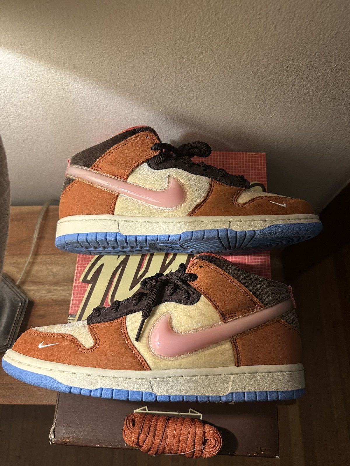 Nike × Social Status Nike/Social Status Dunk Chocolate Milk Size US 8.5 / EU 41-42 - 8 Thumbnail