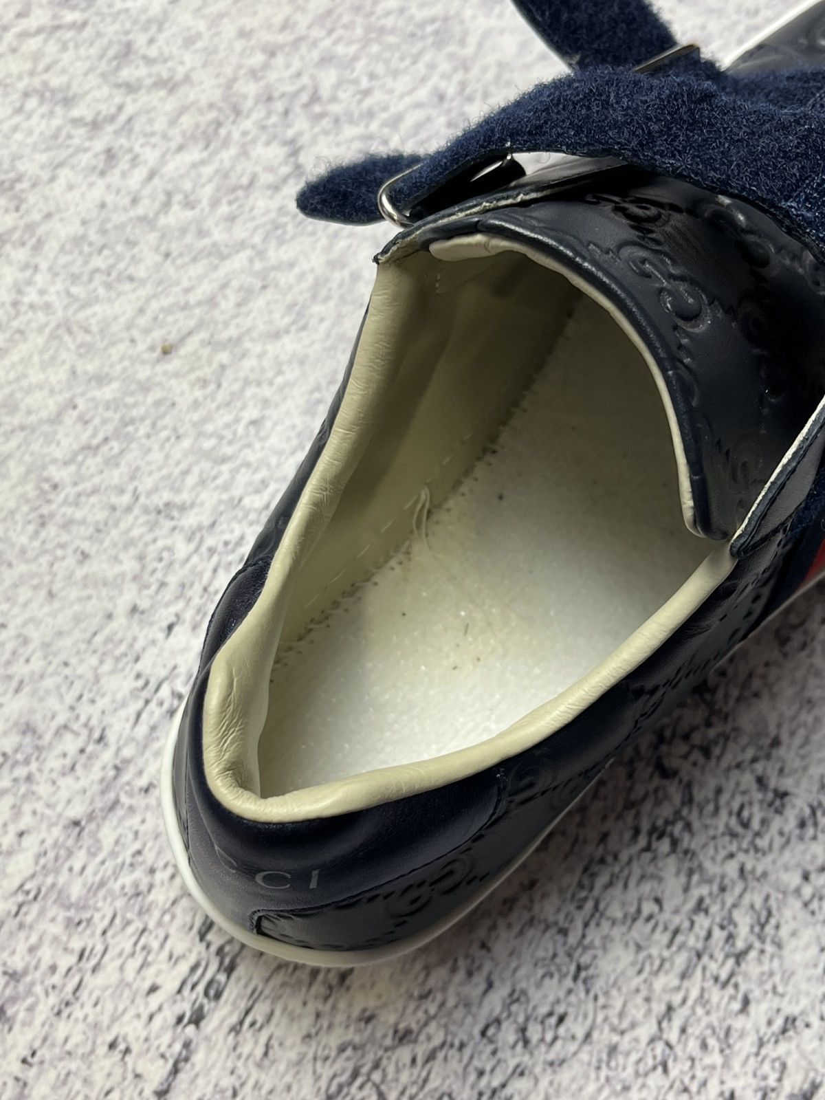 Gucci Vintage Gucci Leather Sneaker Y2K Rare Luxury 455496 Size US 6.5 / EU 39-40 - 22 Thumbnail