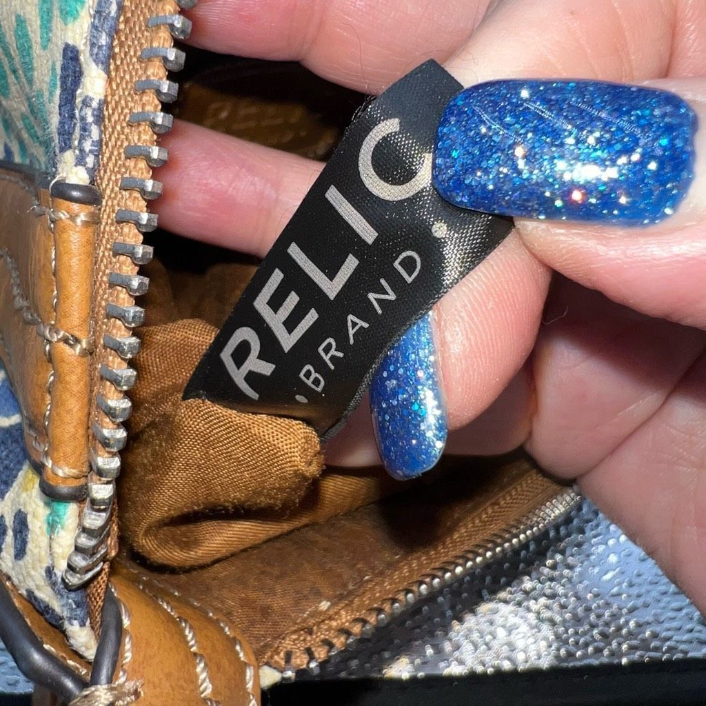 Relic Relic Colorful Mosaic Braided Handles Faux Leather Shoulder Bag Size ONE SIZE - 16 Thumbnail