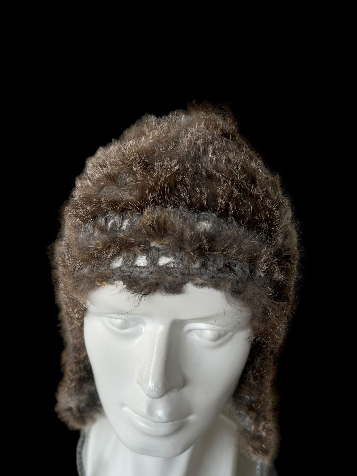 Japanese Brand × Kapital × Vintage Interspia Fur Mohair Knitt Beanie Hats RARE !! Size ONE SIZE - 4 Thumbnail
