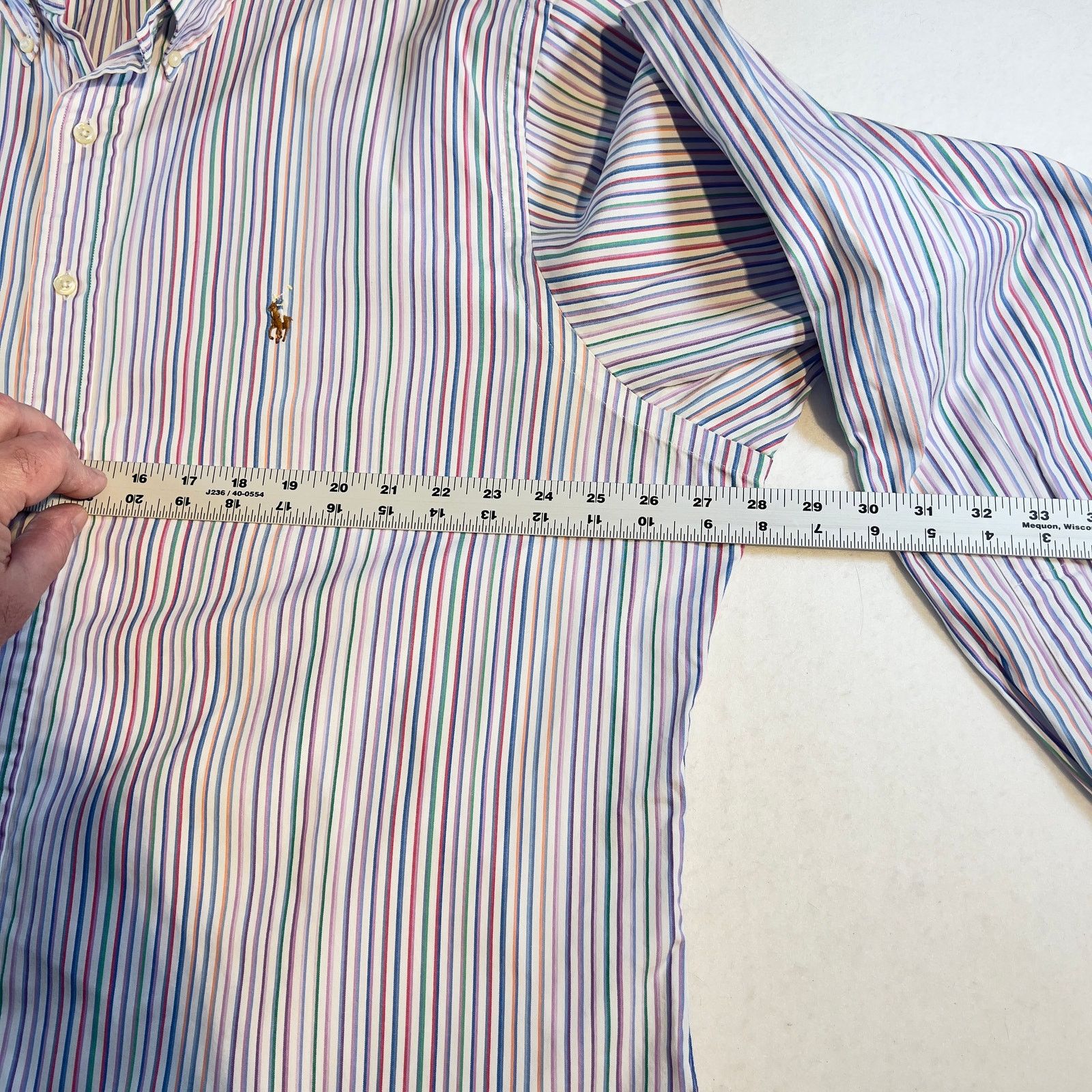 Ralph Lauren Ralph Lauren Button Shirt Mens 18 36/37 Classic Multi Color Size US XXL / EU 58 / 5 - 8 Thumbnail