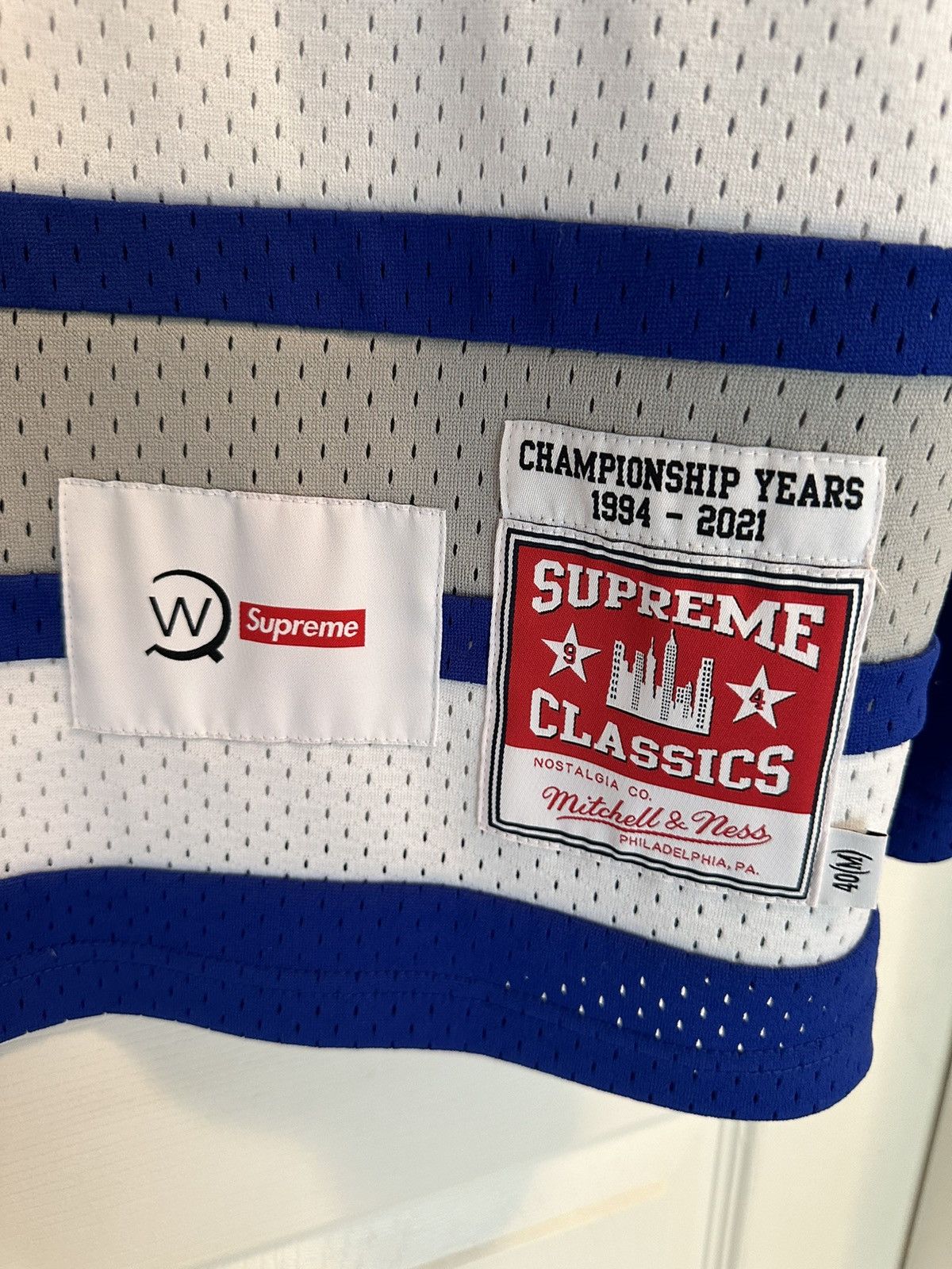Supreme × Wtaps Supreme WTAPS Mitchell & Ness Hockey Jersey Size US M / EU 48-50 / 2 - 4 Thumbnail