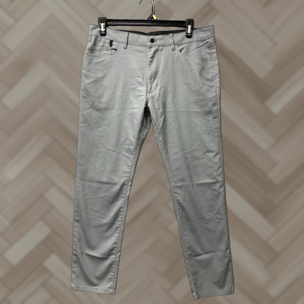 Polo Ralph Lauren Polo Ralph Lauren Performance Pants Mens 34x30 Gray Stretch Golf Preppy Size US S / EU 44-46 / 1 - 1 Thumbnail