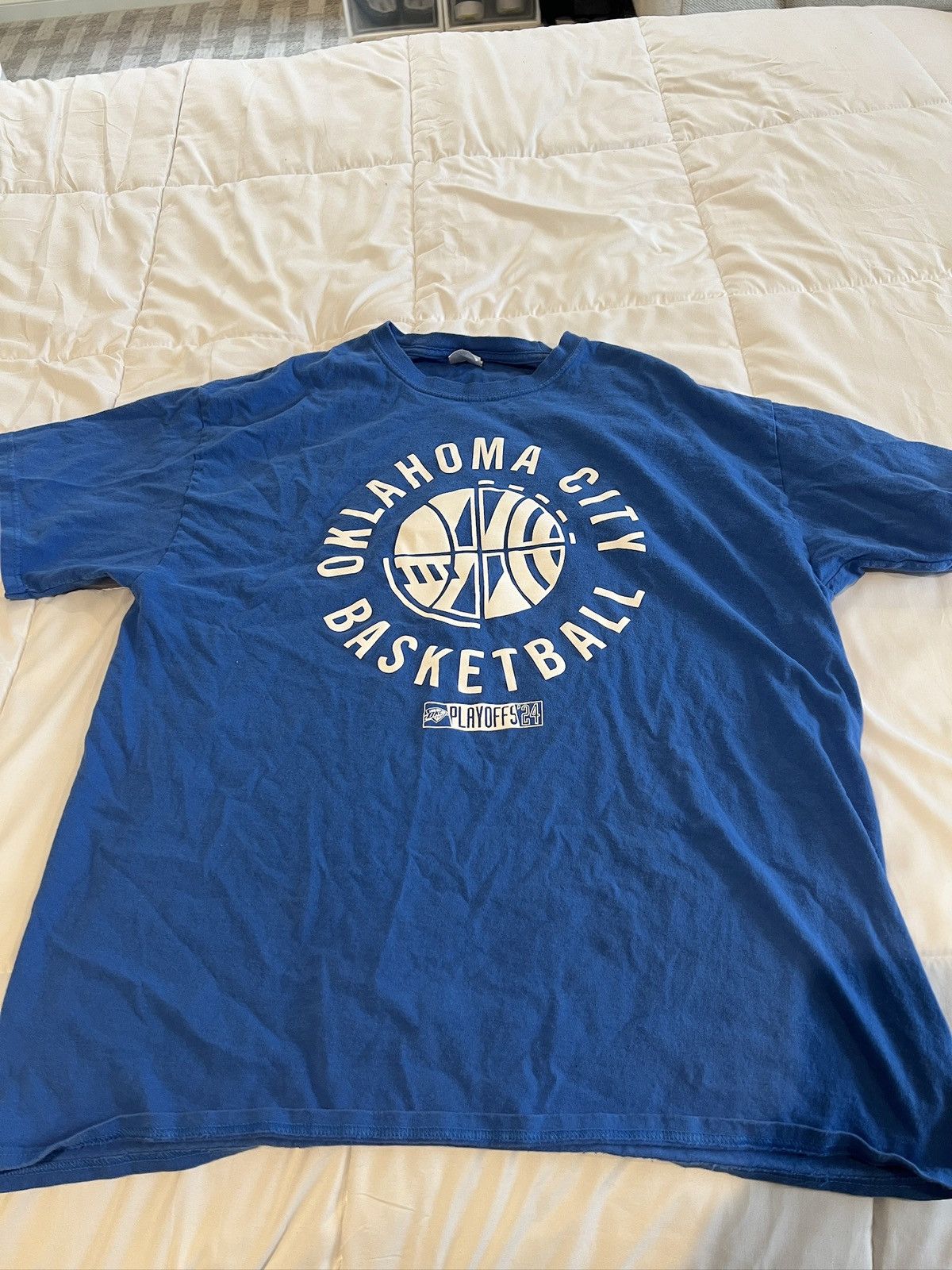 Other Blue Oklahoma City Thunder shirt Size US XL / EU 56 / 4 - 1 Thumbnail