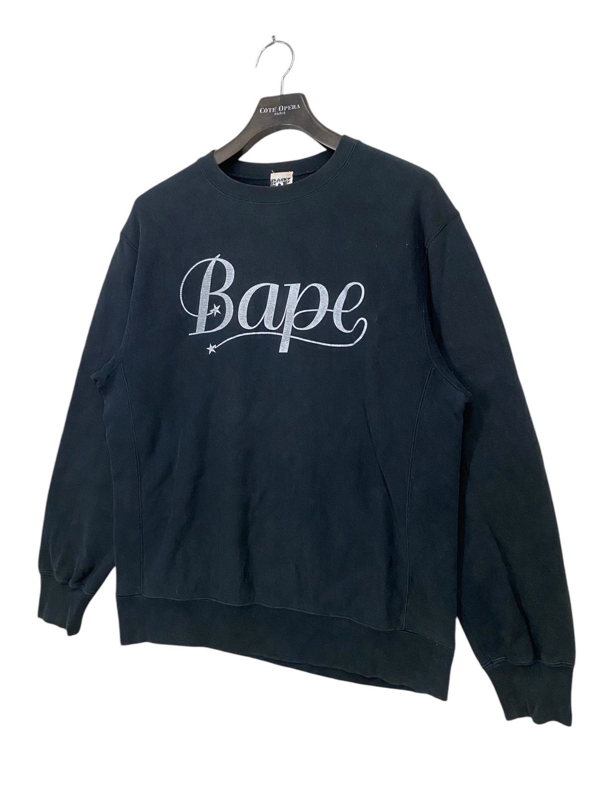 Bape Vintage bape spell out sweatshirt crewneck distressed Size US L / EU 52-54 / 3 - 4 Thumbnail