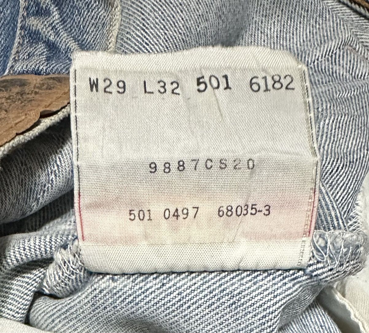 Levi's Vintage 90s Levis 501 Straight Leg Jeans Size US 28 / EU 44 - 10 Thumbnail