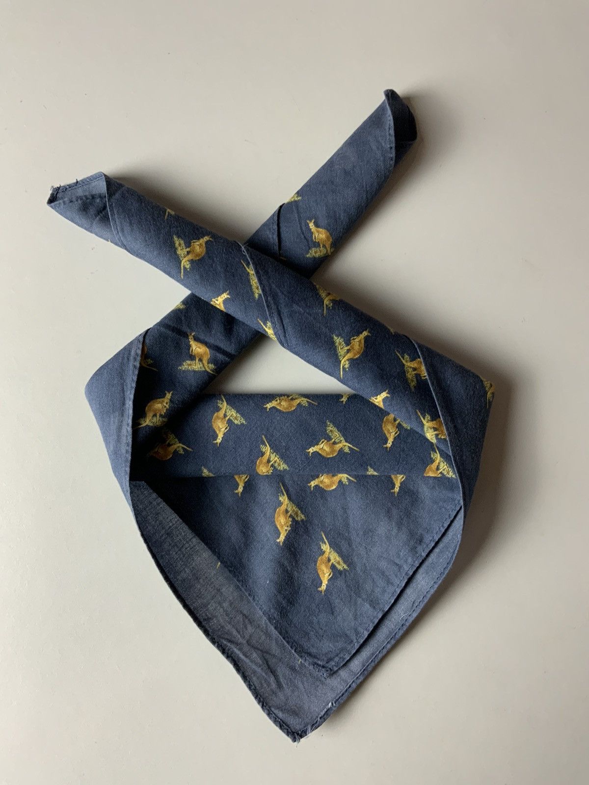 Vintage Renoma Kangaroo Monogram Bandana Handkerchief Size ONE SIZE - 2 Thumbnail
